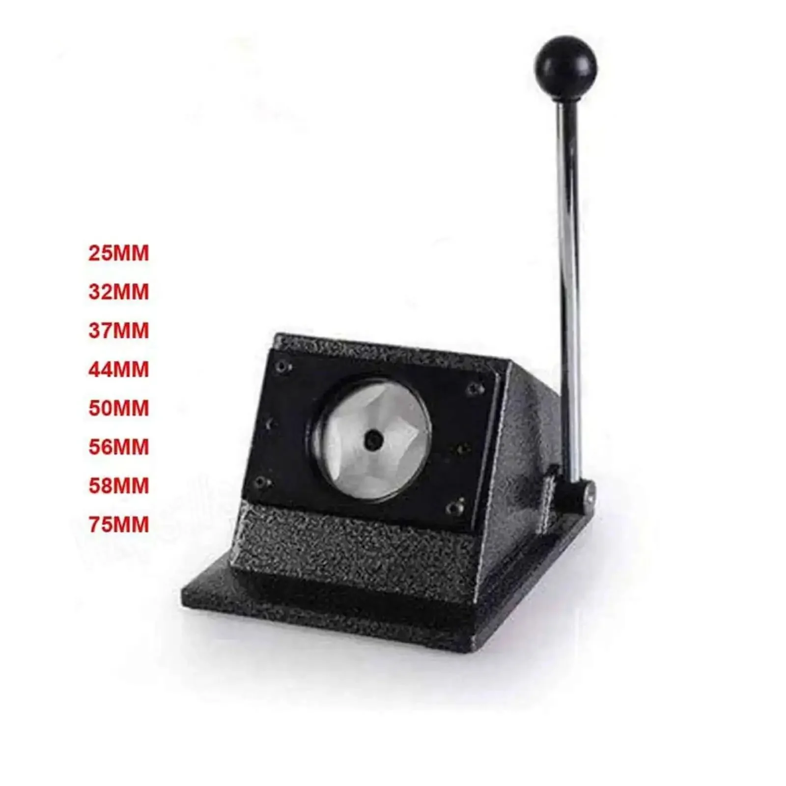 All In One Circle Punch Die Cutter For Paper And PVC Cards Heavy Duty Stack Cutter With Steel Blade Durable Composite Frame Easy Tabletop Use 25mm And 32mm Card Cutters For Craft Projects - Image 6