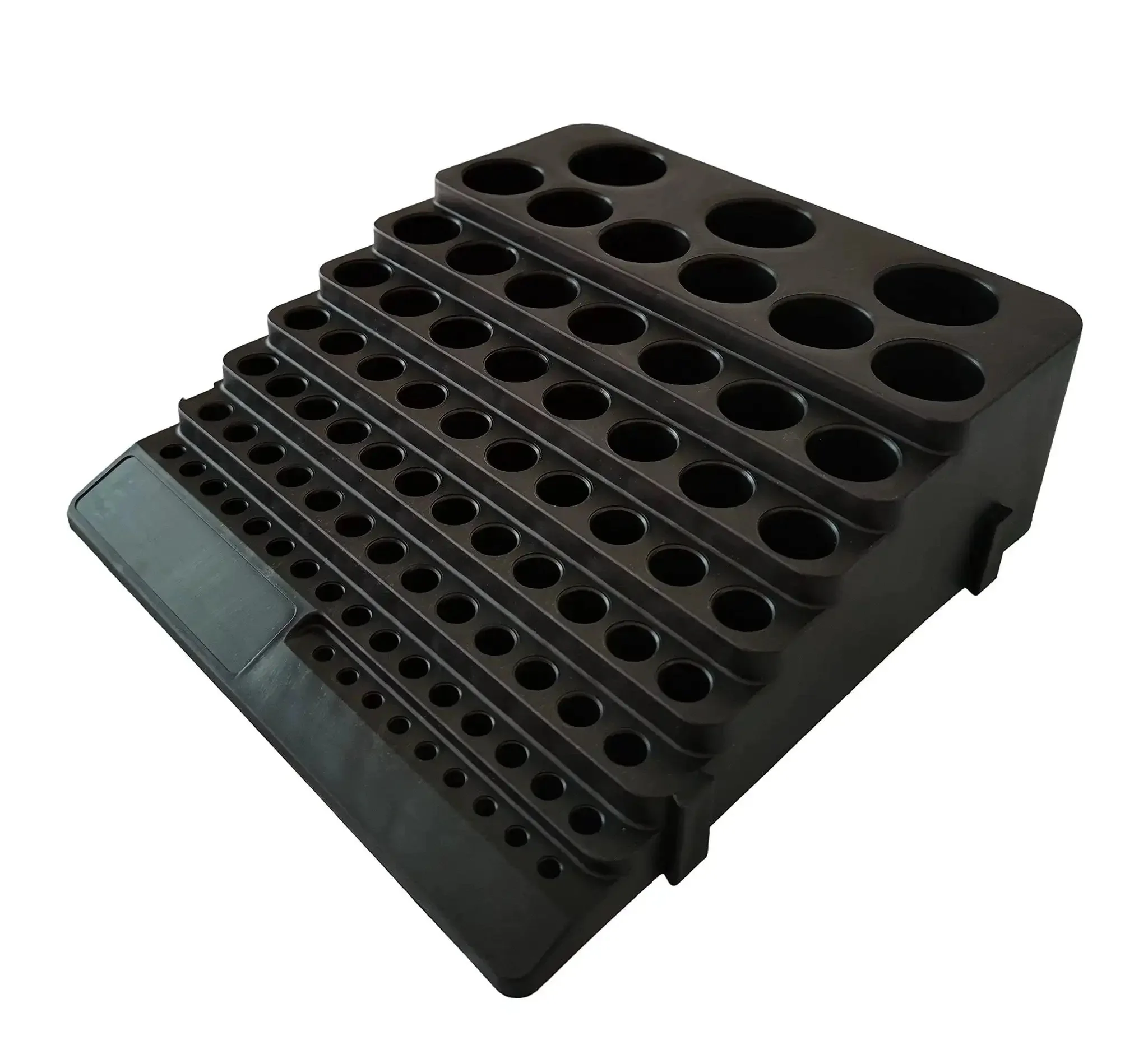 All In One CNC Tool Storage Case For Milling Cutters Reamers And Drill Bits Organizer With Screwdriver Bits And Tap Holder Durable PP Construction Keeps Tools Neat And Ready To Grab