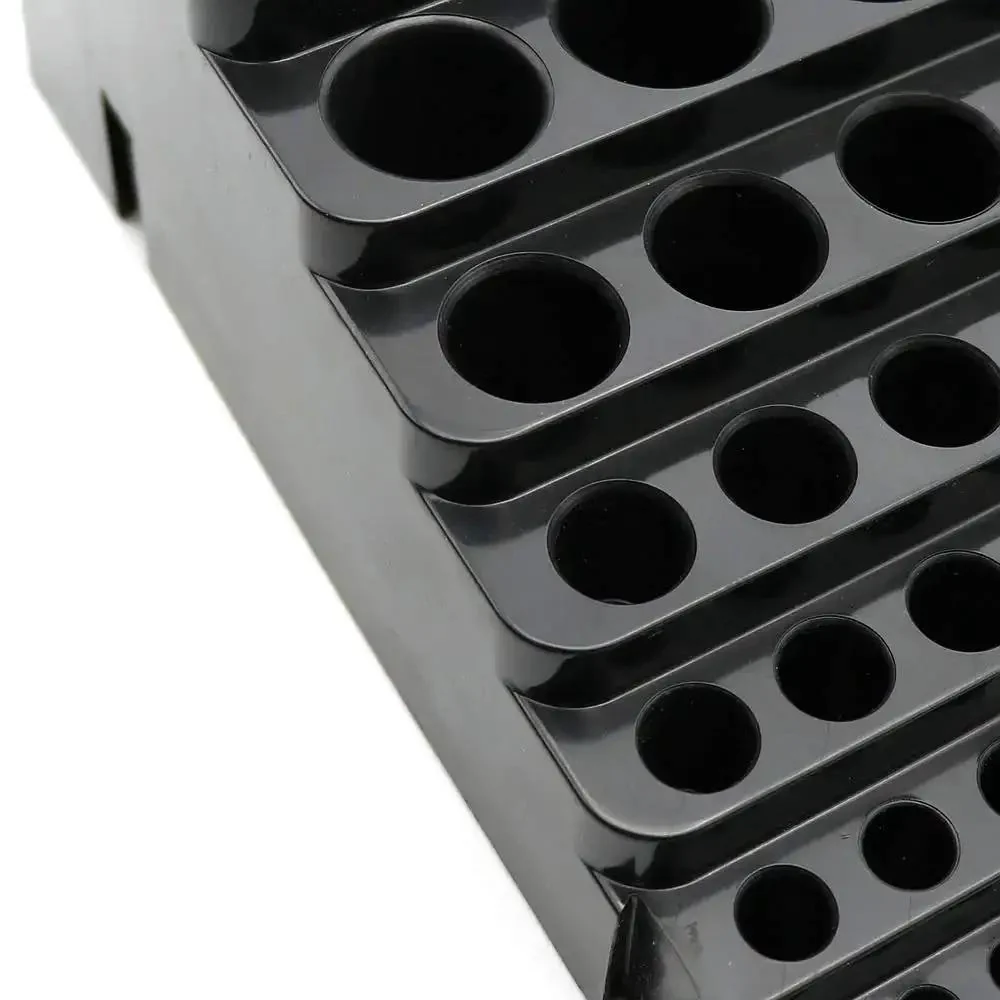 All In One CNC Tool Storage Case For Milling Cutters Reamers And Drill Bits Organizer With Screwdriver Bits And Tap Holder Durable PP Construction Keeps Tools Neat And Ready To Grab - Image 3