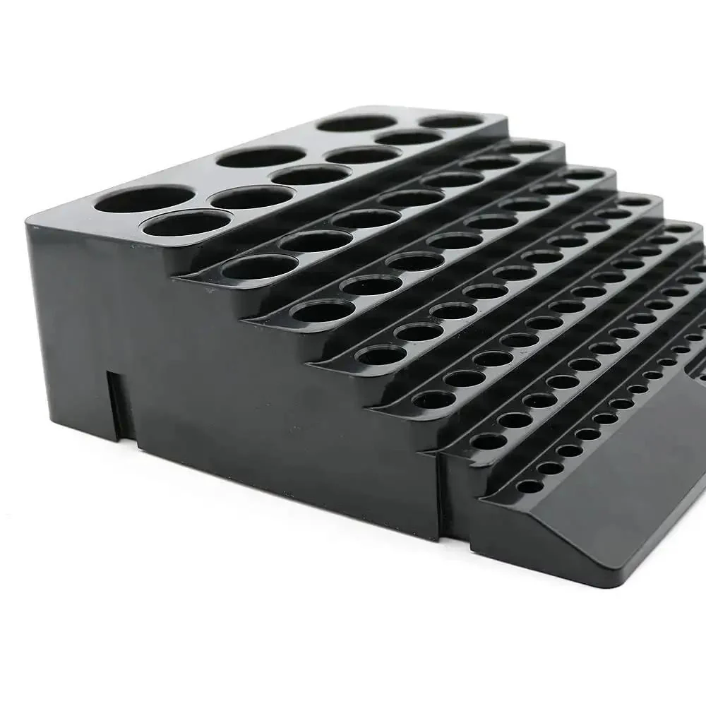 All In One CNC Tool Storage Case For Milling Cutters Reamers And Drill Bits Organizer With Screwdriver Bits And Tap Holder Durable PP Construction Keeps Tools Neat And Ready To Grab - Image 5