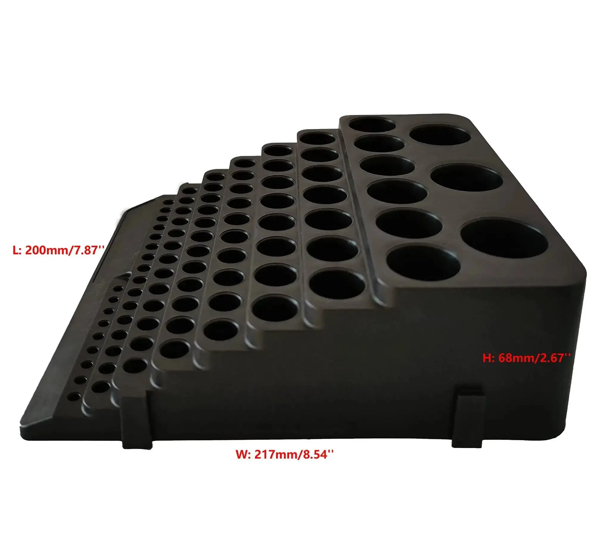 All In One CNC Tool Storage Case For Milling Cutters Reamers And Drill Bits Organizer With Screwdriver Bits And Tap Holder Durable PP Construction Keeps Tools Neat And Ready To Grab - Image 7