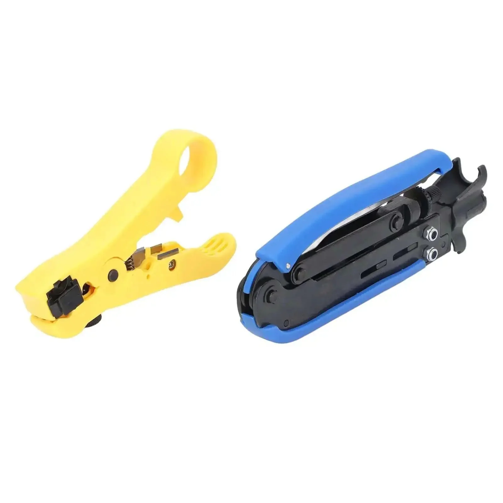 All In One Coax Cable Tool Kit With Adjustable F Head And Anti Slip Grip For RG6 RG59 RG11 And 75 Ohm F Connectors Includes 20 RG6 F Compression Connectors And Precision Wire Stripper For Indoor Use - Image 5