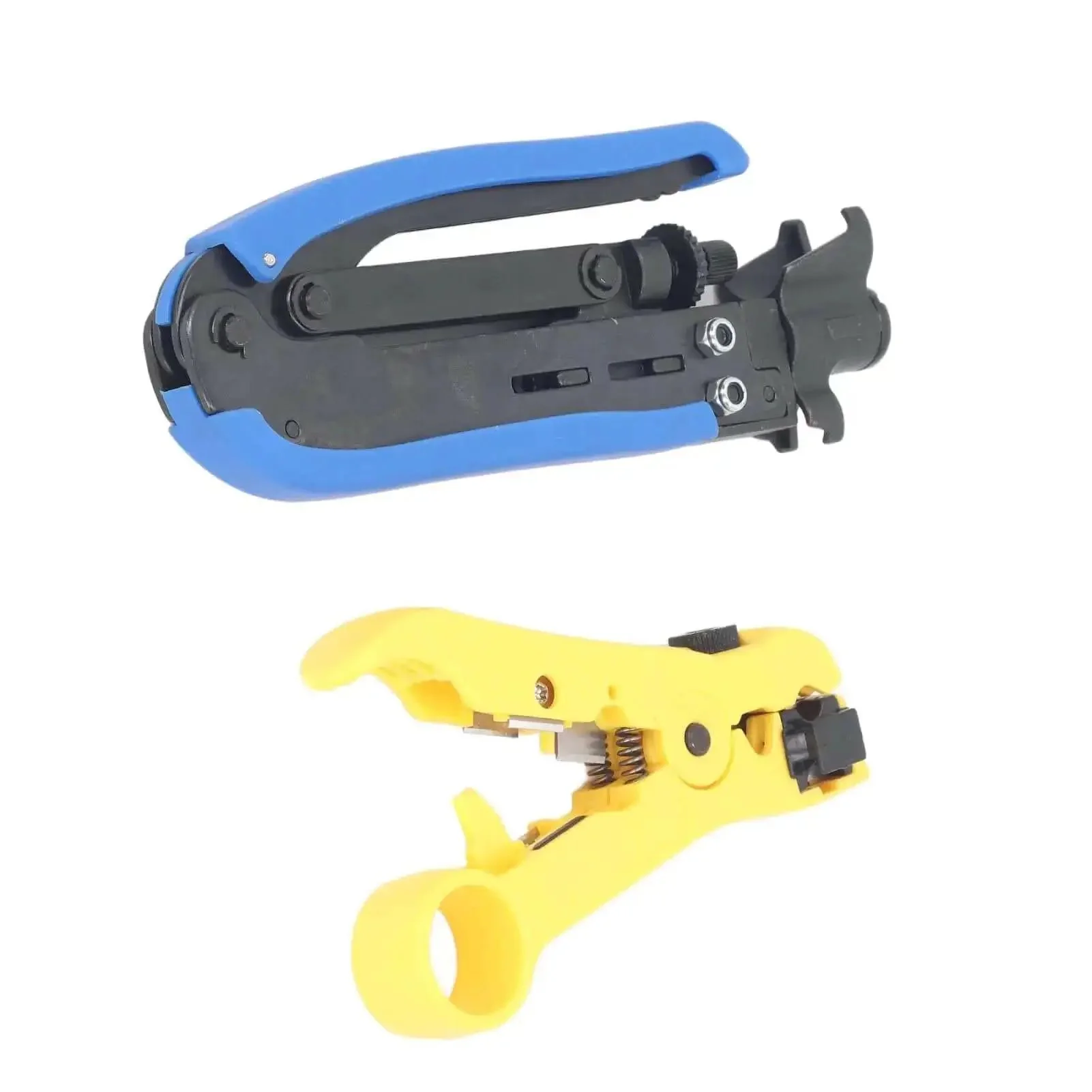 All In One Coax Cable Tool Kit With Adjustable F Head And Anti Slip Grip For RG6 RG59 RG11 And 75 Ohm F Connectors Includes 20 RG6 F Compression Connectors And Precision Wire Stripper For Indoor Use - Image 6