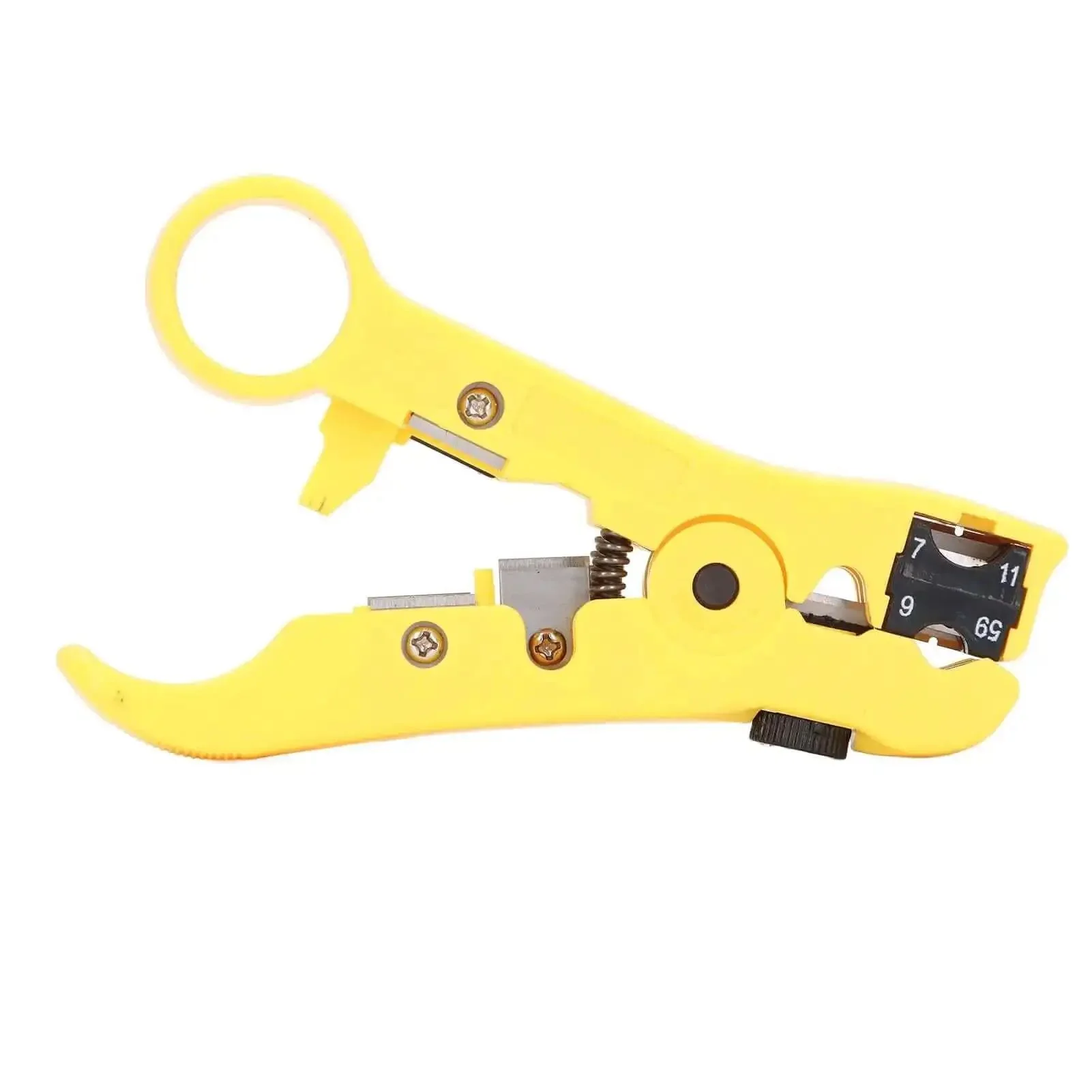All In One Coax Cable Tool Kit With Adjustable F Head And Anti Slip Grip For RG6 RG59 RG11 And 75 Ohm F Connectors Includes 20 RG6 F Compression Connectors And Precision Wire Stripper For Indoor Use - Image 8