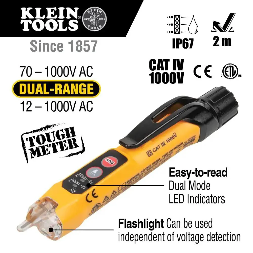 All In One Electrical Tester Kit With Circuit Breaker Finder GFCI Receptacle Tester Multimeter NCVT Non Contact Voltage Tester And Leads A 4 Piece Pro Grade Kit For Quick Safe Home Electrical Testing - Image 13