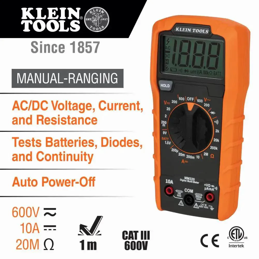 All In One Electrical Tester Kit With Circuit Breaker Finder GFCI Receptacle Tester Multimeter NCVT Non Contact Voltage Tester And Leads A 4 Piece Pro Grade Kit For Quick Safe Home Electrical Testing - Image 14