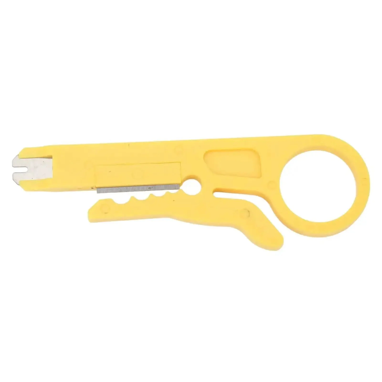 All In One Ethernet Crimping Tool With Pass Through Connectors For Cat5 Through Cat6A, Cutter, Stripper And Crimper In One Handy Device For Quick Home Or Pro Network Installations, Heavy Duty Hardened Blades For Precise Crimps - Image 2