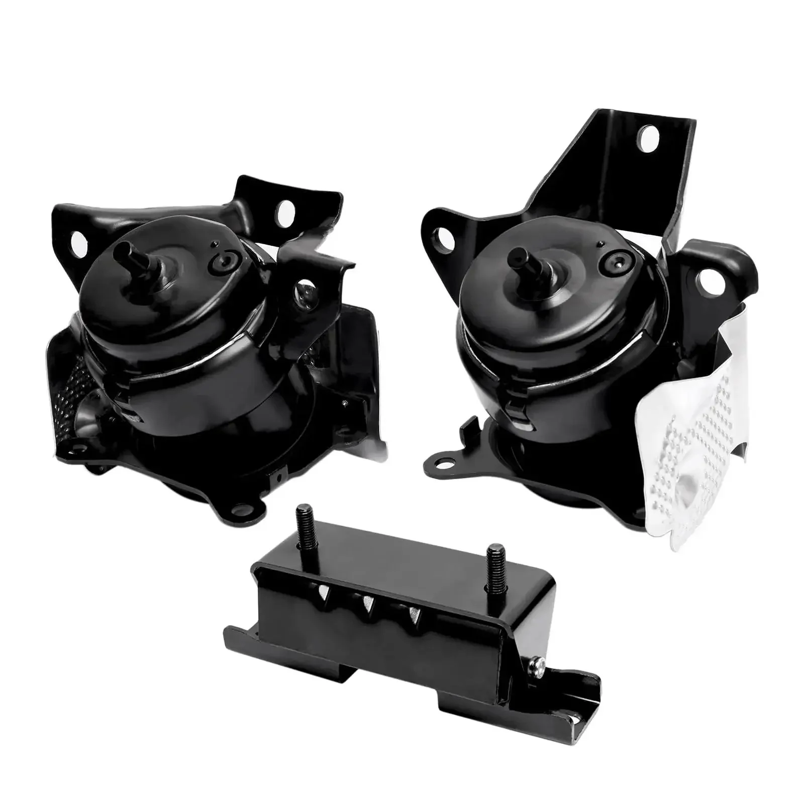 All In One Front Left And Right Engine Motor Mount And Transmission Mount Kit Three Piece Set For 2014 To 2018 Silverado Sierra 1500 V8 And 2015 To 2020 Escalade Suburban Tahoe Yukon XL 4WD Direct Fit OE Replacement 84175582 84175583 A2638