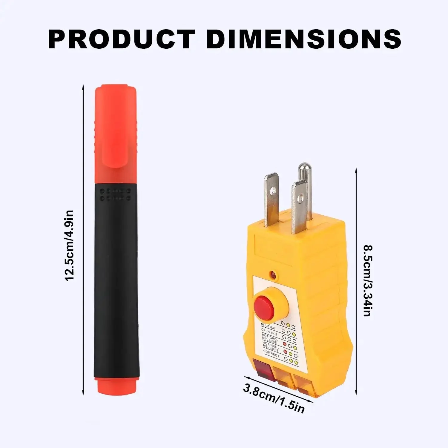 All-in-One Grounding Tester Kit With GFCI Outlet Checker And Conductivity Pen For Quick Continuity Tests On Mats, Pads, Sheets, Blankets, Pillow Cases, And Wristbands On US Standard Outlets - Image 7