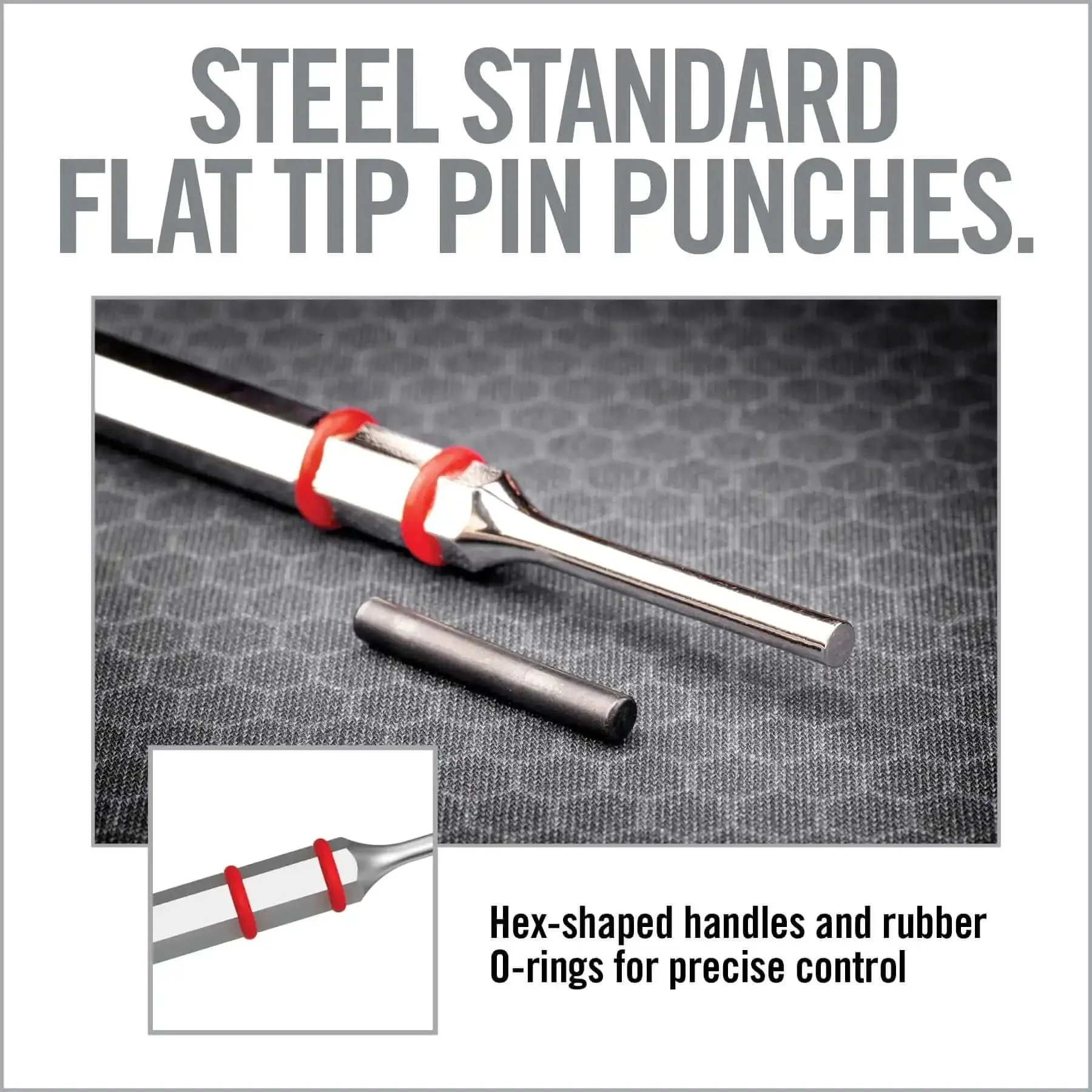 All In One Hammer And Punch Tool Kit With Interchangeable Steel Brass Nylon And Rubber Heads, Pro Grade Punch Sizes Range, Gunsmithing Hammer With Four Tips, Non Marring Punch And Pin Starter Tool For Delicate Or Tough Jobs - Image 3