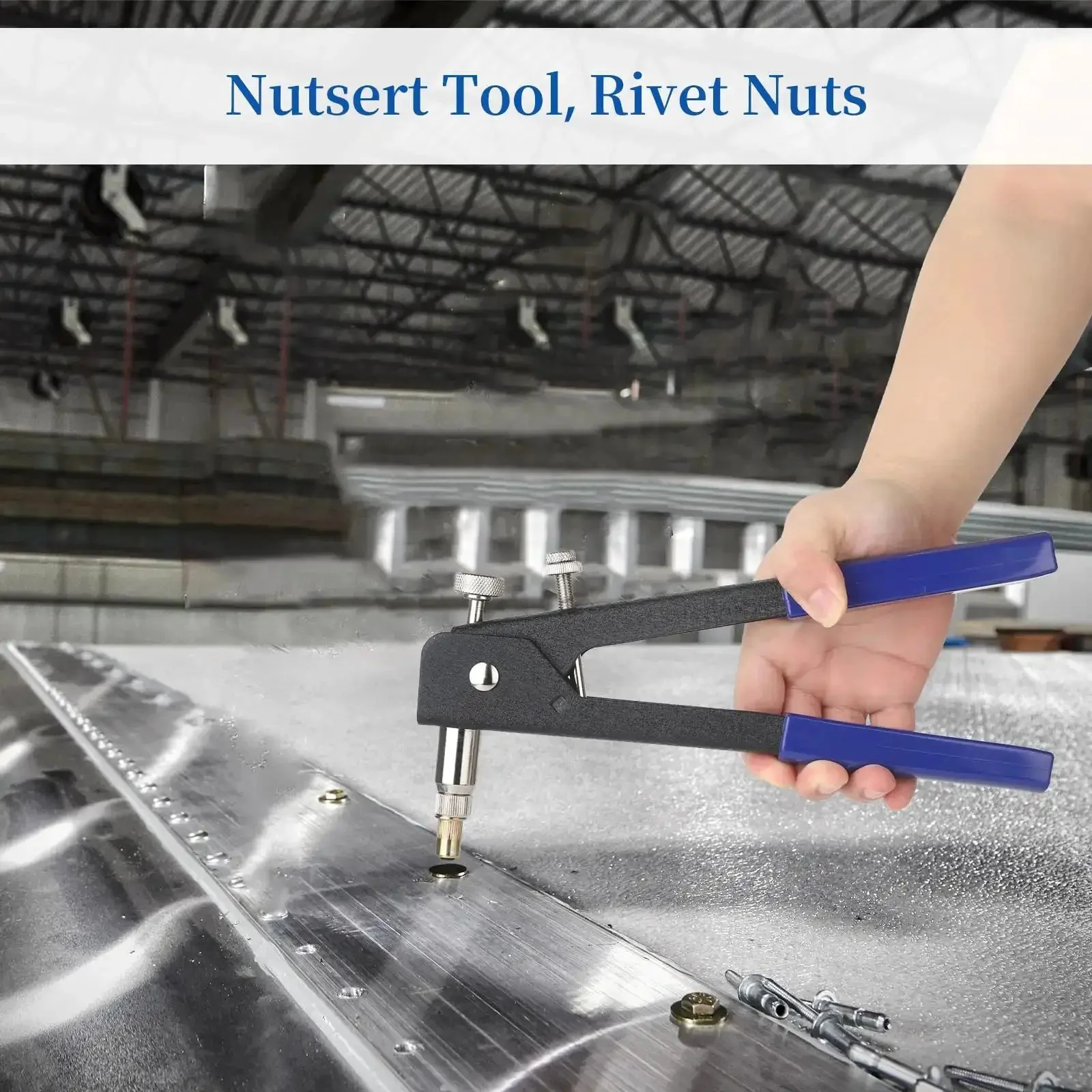 All In One Nutsert Rivet Nut Tool Kit With 500Pcs Metric Nuts M3 M4 M5 M6 M8, Pro Grade Nutsert Tool Set For Auto Repair, Marine DIY Home Furniture And Industrial Projects - Image 4