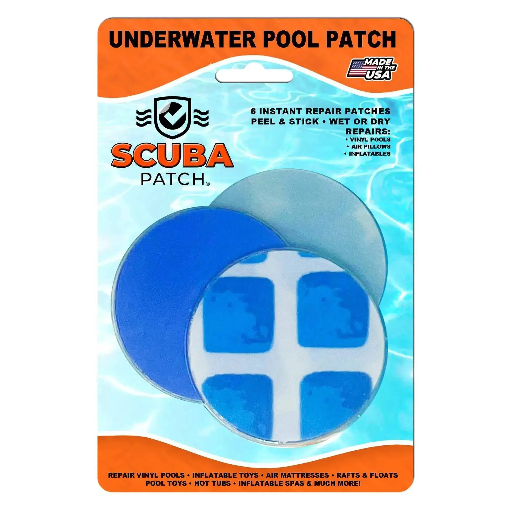 All In One Pool Repair Kit For Above Ground Pools No Drain Needed With Underwater Patches Peel And Stick Or Glue Down Vinyl Patches For Easy Set And Frame Pools Two And A Half Inch