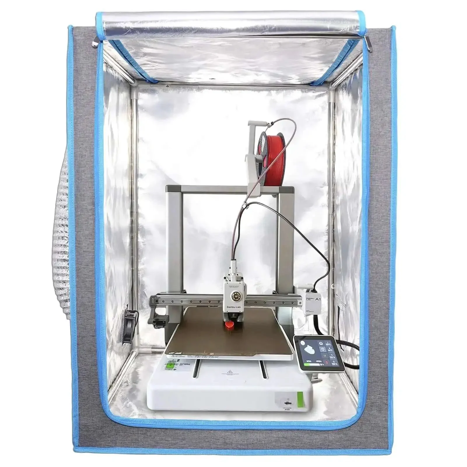 All In One Resin 3D Printer Enclosure With Ventilation Kit And Speed Control Dustproof Cover With UV Block Window Quiet Vent System For Safe Fume Extraction Fits Ender 3 Series And Most SLA Printers - Image 6