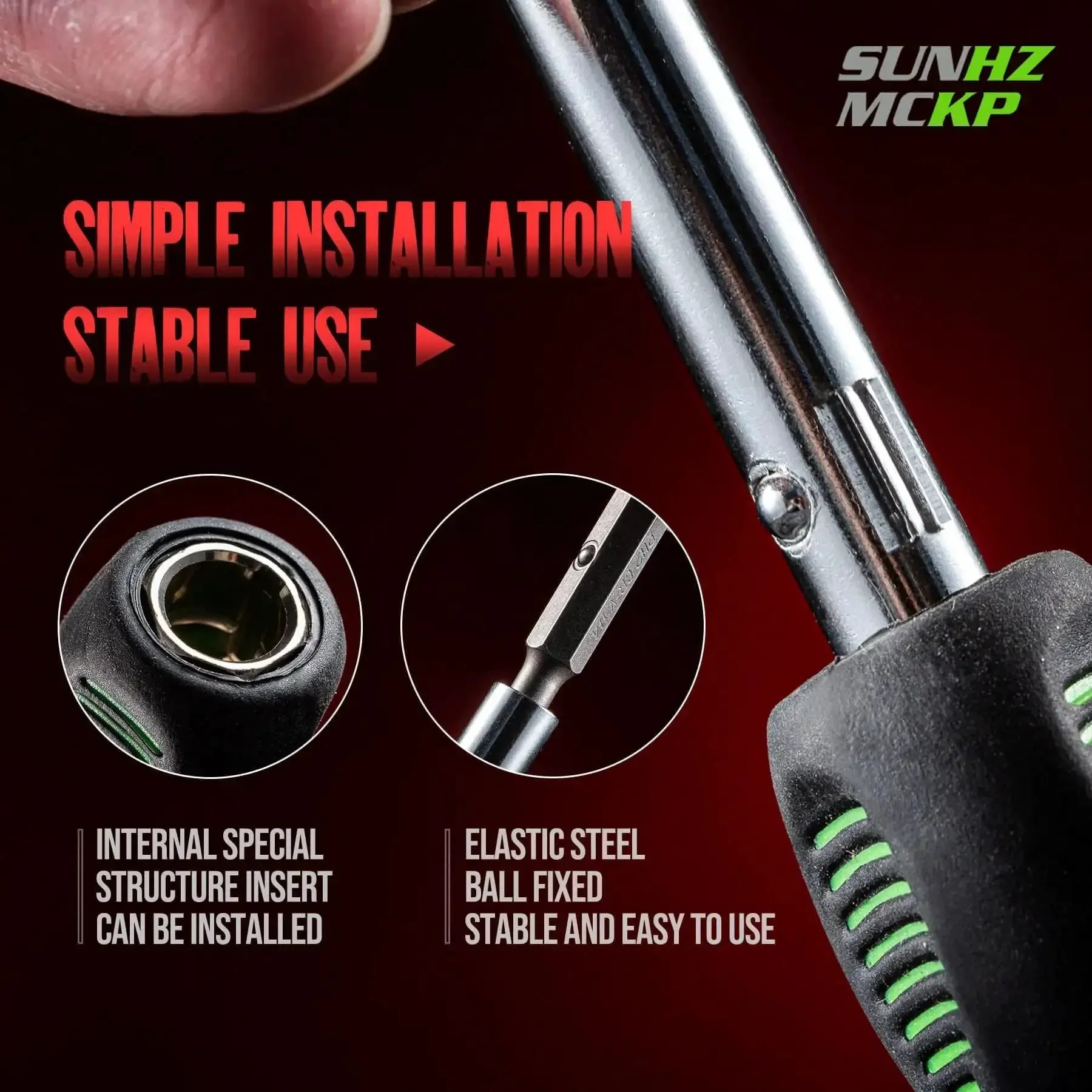 All In One Screwdriver Set With Ergonomic Oversized Handle And Non Slip Grip For Easy One Hand Use, 8 In 1 Portable Multi Tool With Phillips Slotted Torx Bits, Pro Grade Heat Treated CR V Bits, Ideal For Home Auto And Outdoor Repairs - Image 3
