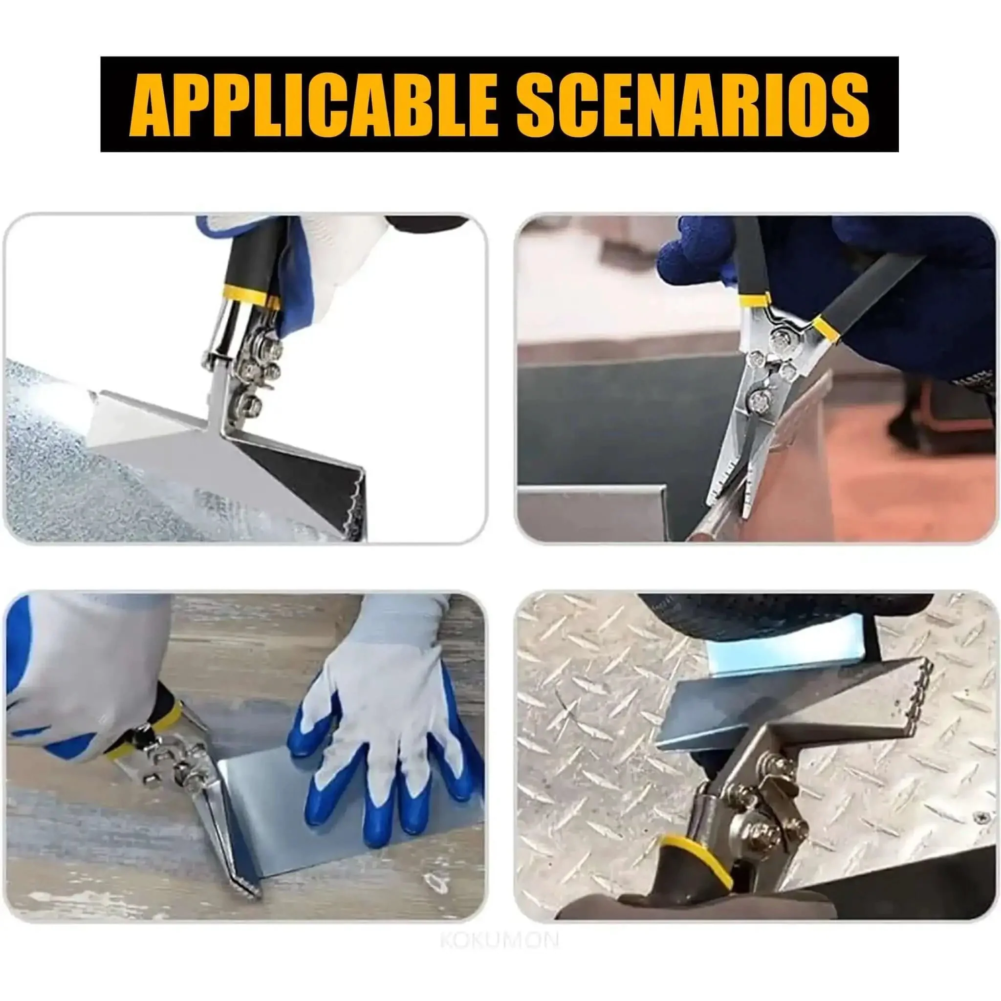 All In One Sheet Metal Bending Tool With Manual Sealer And Pliers For Easy Edge Bending, Flange Clamping, And Creasing On Aluminum, Copper, And Steel Panels, Pro Grade For Window Frames, Ceiling Panels, And Architectural Projects - Image 2