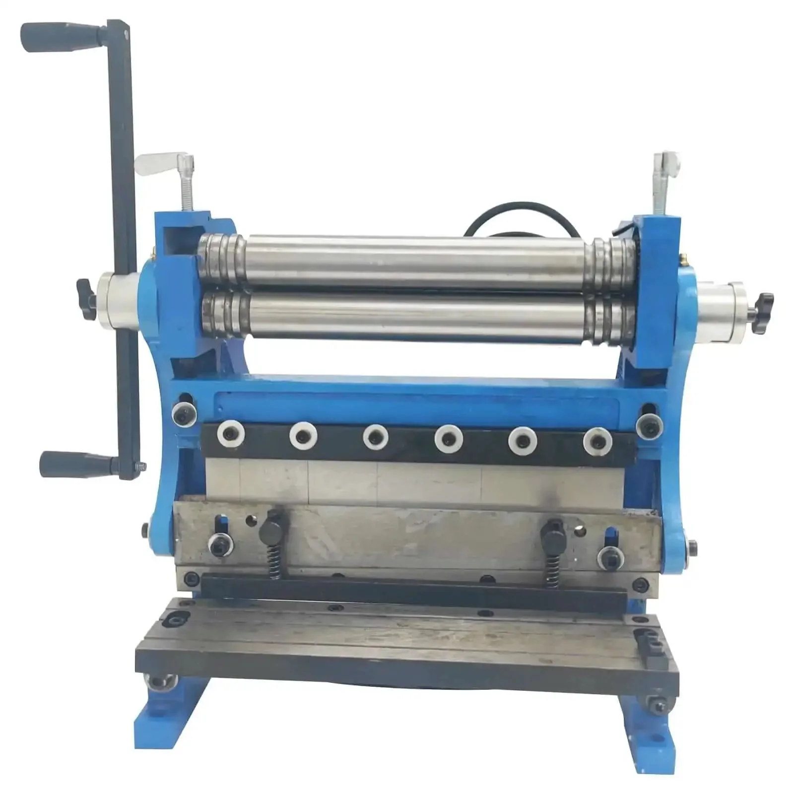 All In One Sheet Metal Brake Shear And Slip Roll Machine 3 In 1 Bender Cutter Roller For Steel Plate 1mm 20 Gauge Capacity With 12 Inch Bed Width A Real Workhorse For DIY Projects And Pro Fabrication - Image 4