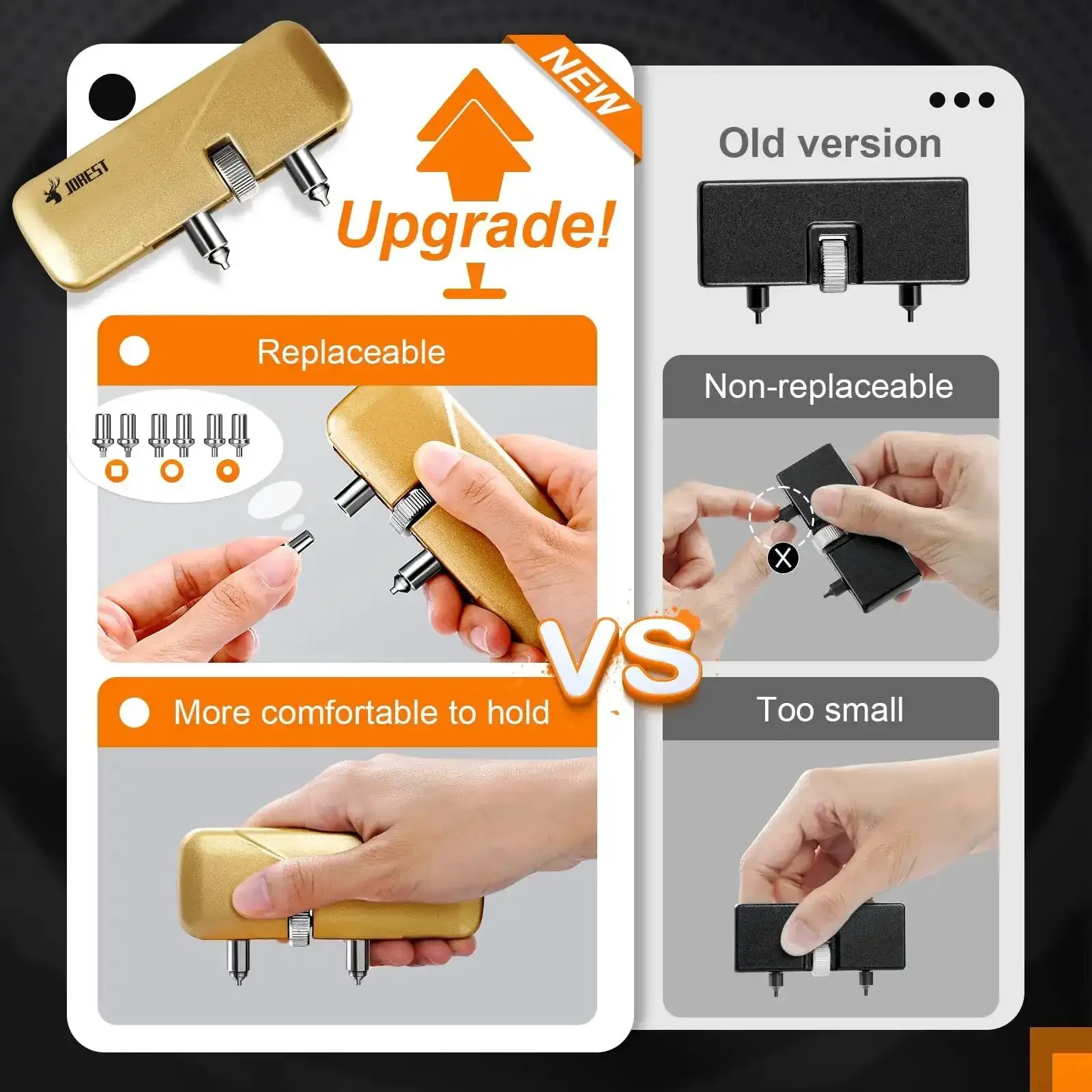 All In One Watch Repair Kit Pro Grade Gear For Battery Swaps Strap Adjustments Case Opener And Back Cover Link Remover Bracelet Resizing Pin Removal Screwdrivers And Spring Bar Set For Quick Easy Alterations - Image 4