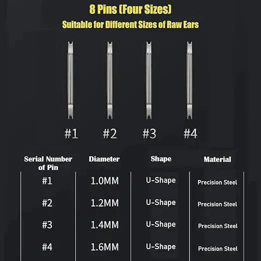 All-In-One Watch Spring Bar Removal Tool Set With Pliers And V Type Pins, 8-Pin Band Removal Kit For Easy Strap Swaps, Quick Watch Repairs And Precise Wristband Fix - Image 4