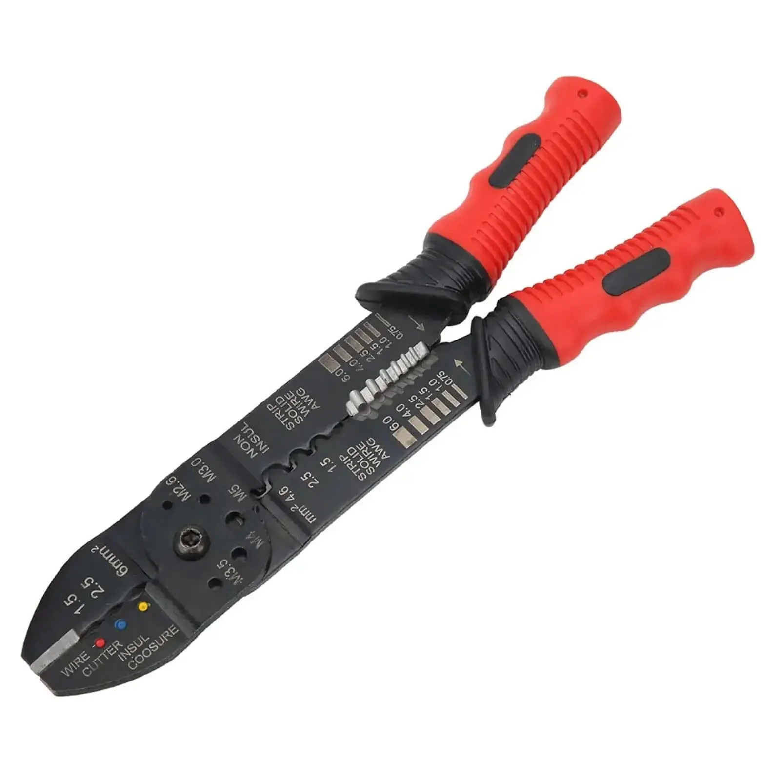 All-In-One Wire Crimping And Stripping Tool With Durable Carbon Steel Blades, Crimp Insulated And Non-Insulated Terminals, Precise Wire Stripping, Ergonomic Handle, Industrial Grade For Tough Electrical Work - Image 4
