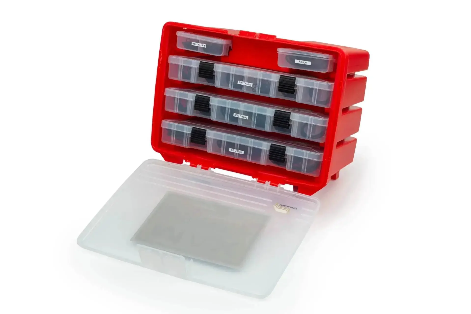 All Purpose Buna N O Ring Assortment Kit With 1,377 Pieces In Boss And Flange Sizes One Sixteenth Three Thirty Seconds One Eighth 70 Durometer For Valves Fittings Cylinders And General Hydraulic And Pneumatic Use Oil And Fluid Resistant - Image 2