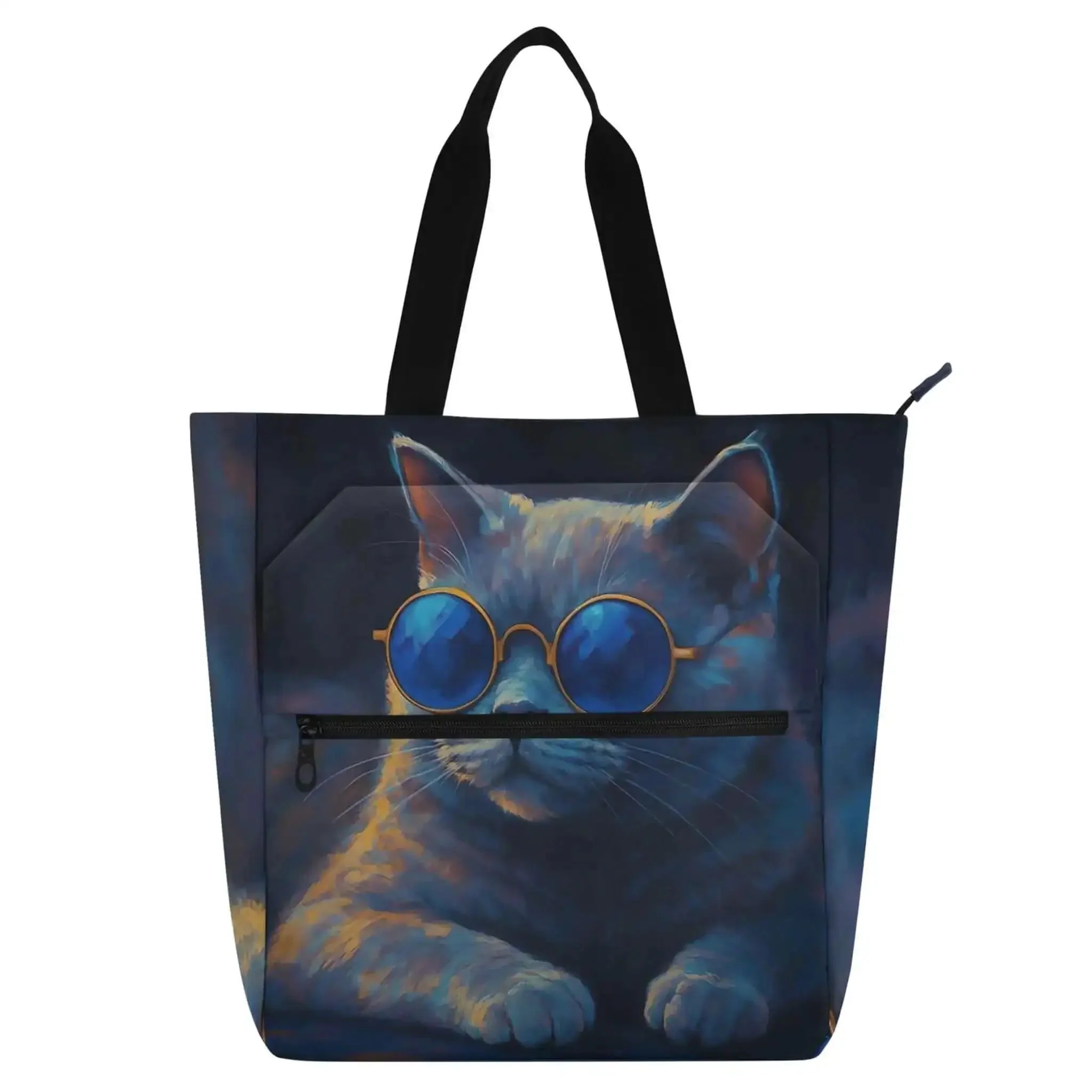 All Weather Nylon Tote Bag For Women Water Repellent Everyday School Nurse Work Tote With Reinforced Straps Crossbody Or Shoulder Carry Spacious Book Lover Gift Durable Office Handbag