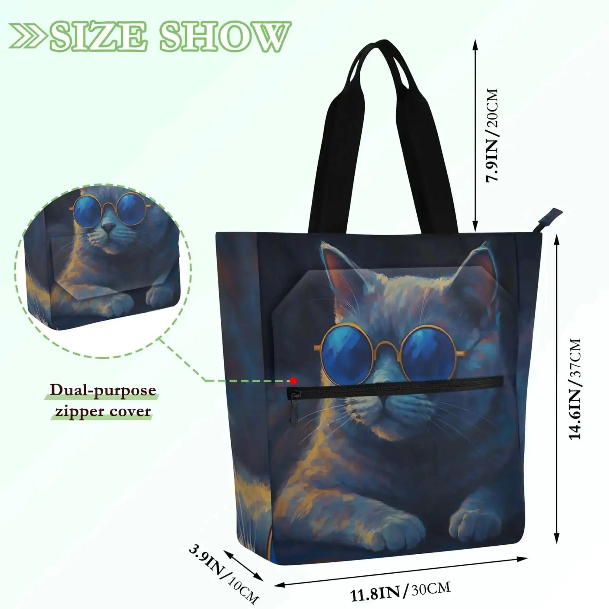All Weather Nylon Tote Bag For Women Water Repellent Everyday School Nurse Work Tote With Reinforced Straps Crossbody Or Shoulder Carry Spacious Book Lover Gift Durable Office Handbag - Image 4