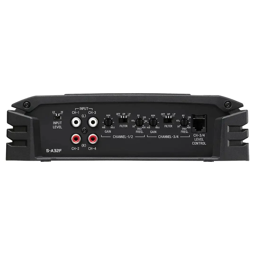 Alpine S A32F 4 Channel Class D Digital Car Amplifier, 320 Watts Total Power, 55W RMS Per Channel at 4 Ohm, High Efficiency Car Audio Amplifier for Speakers and Subwoofers, Easy Vehicle Audio Upgrade - Image 3