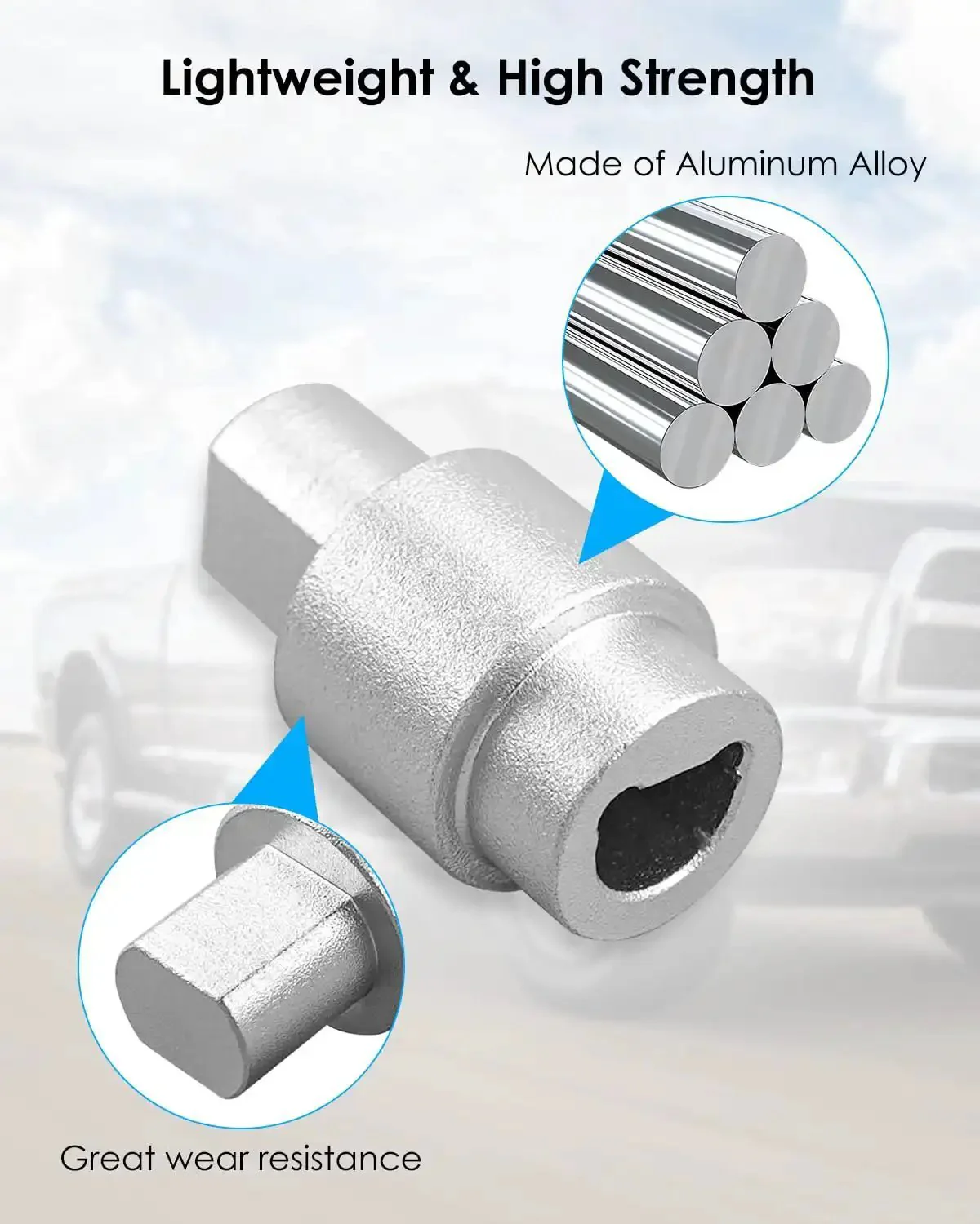 Aluminum Alloy Temperature Door Servo Coupling For Dodge Ram 1500 1999 2000 2001 Ram 2500 1999 2002 And Ram 3500 1999 2002 2 Pack Replacement Part 05012923AB 5012923AB Lightweight High Strength - Image 4