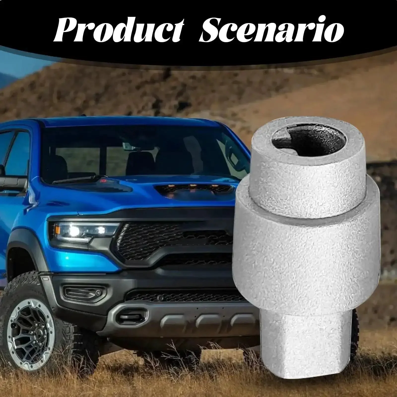 Aluminum Alloy Temperature Door Servo Coupling Replacement For Dodge Ram 1500 1999 To 2001 And Dodge Ram 2500 3500 1999 To 2002 With Part Numbers 5012923AB And 05012923AB - Image 2