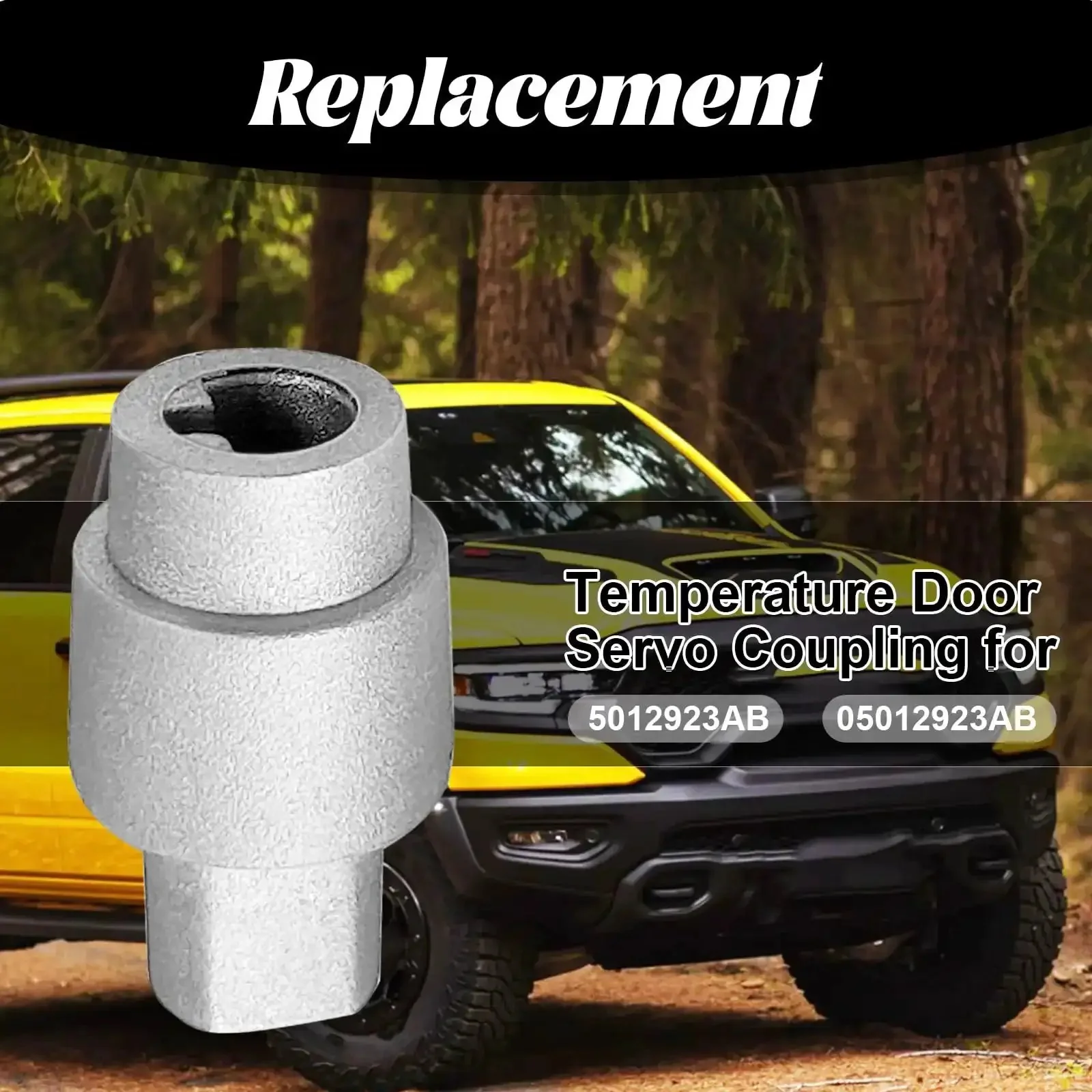 Aluminum Alloy Temperature Door Servo Coupling Replacement For Dodge Ram 1500 1999 To 2001 And Dodge Ram 2500 3500 1999 To 2002 With Part Numbers 5012923AB And 05012923AB - Image 3