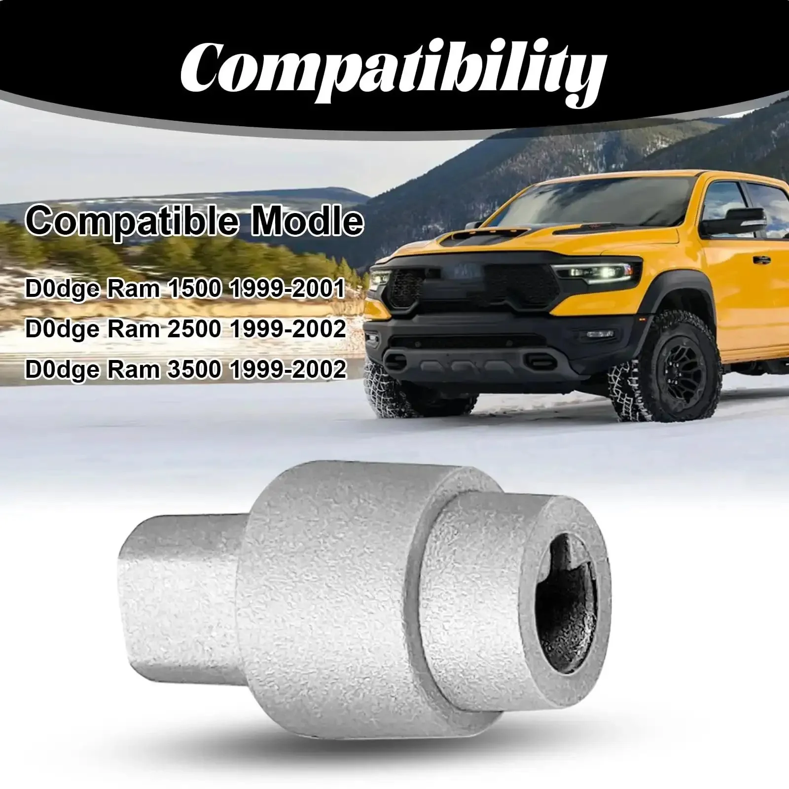 Aluminum Alloy Temperature Door Servo Coupling Replacement For Dodge Ram 1500 1999 To 2001 And Dodge Ram 2500 3500 1999 To 2002 With Part Numbers 5012923AB And 05012923AB - Image 4