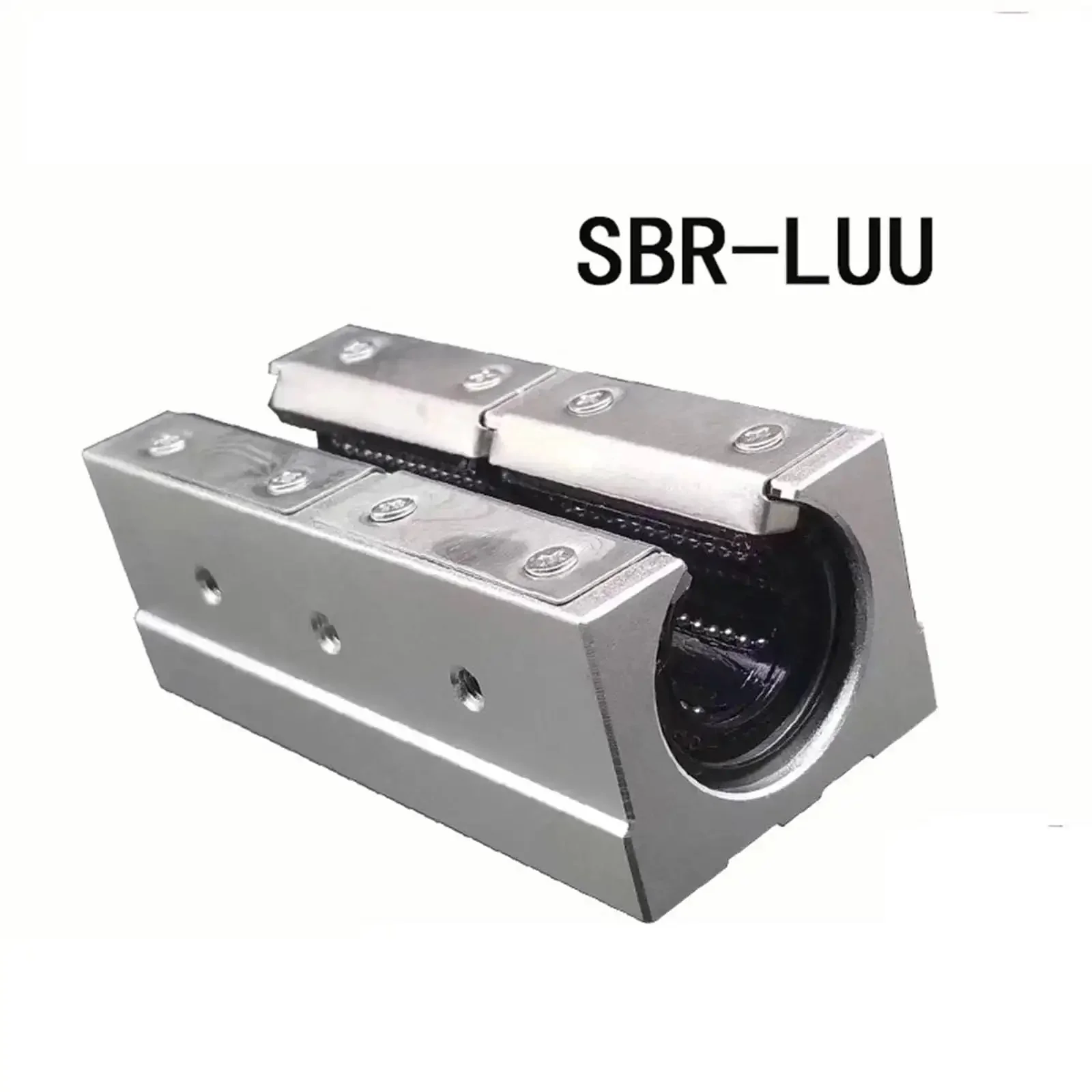 Aluminum Block Linear Motion Ball Bearing Slide For SBR Series Linear Guide Rails SBR16LUU SBR20LUU SBR25LUU SBR30LUU SBR40LUU Go-To 1 Piece Compatible Block For Smooth Precise Motion - Image 3