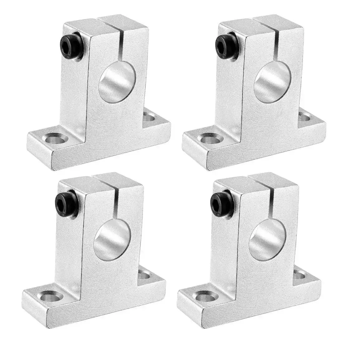 Aluminum Linear Motion Rail Clamp Kit For 12mm Shaft Guide And Support SK12 Pro Grade Sliding System For Smooth Movement And Easy Mounting In Industrial Projects