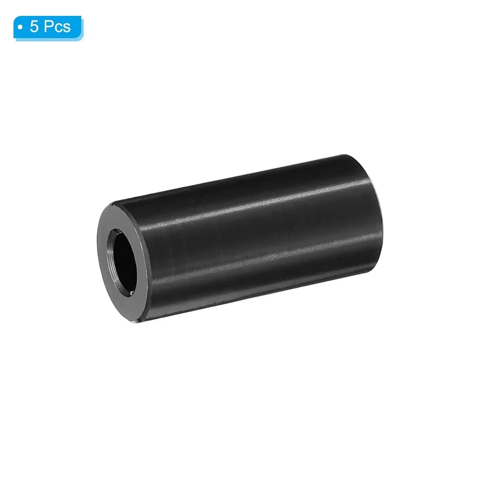 Aluminum M6 Spacers Set Of Five, Round Standoffs With One Half Inch Outer Diameter And One Inch Length, Fits One Quarter Inch Or M6 Bolts, Heavy Duty Durable Corrosion Resistant Metal For Car, Bike, Machinery, And DIY Projects - Image 4