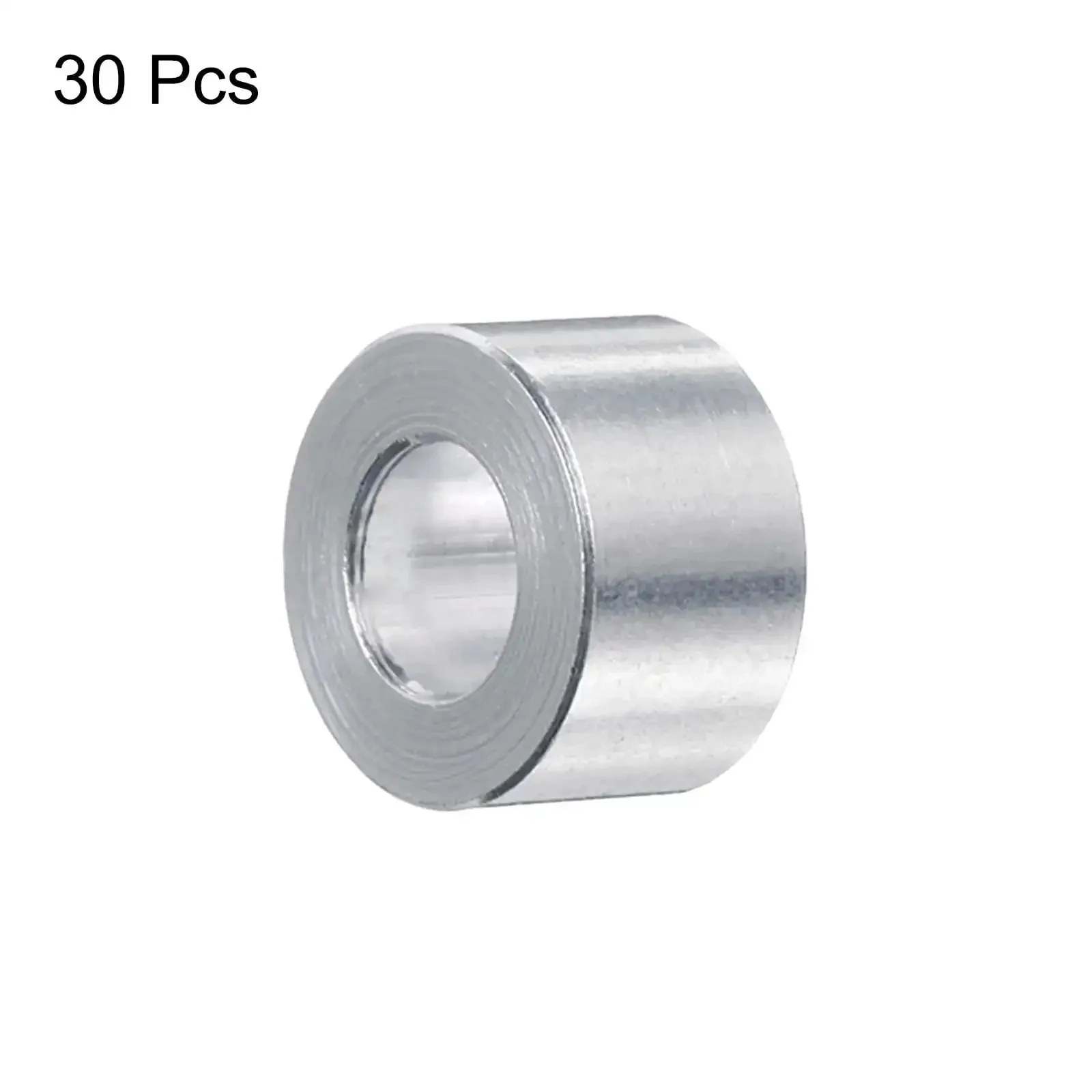 Aluminum Spacer 5mm Bore 10mm OD 6mm Length Standoff For M5 Screws Bolts And Rods, 30 Piece Pack, Plain Finish, Durable Aluminum Alloy, Excellent Heat Dissipation, Lightweight And Strong - Image 5