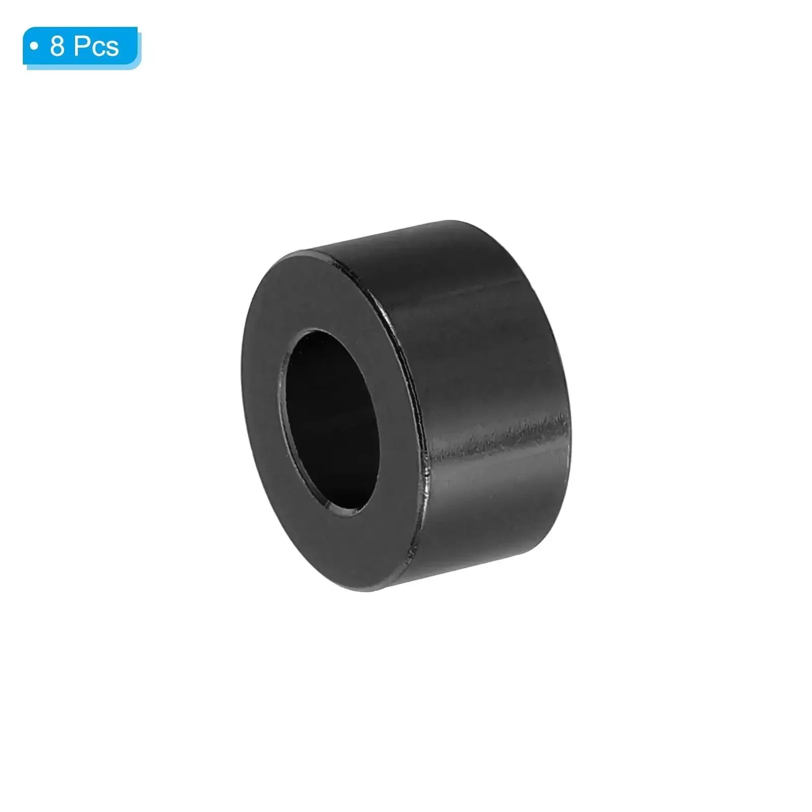 Aluminum Spacer Kit Eight Piece Standoff Spacers 8.2mm ID 16mm OD 8mm Length Compatible With One Third Inch And M8 Bolts Black Anodized Durable Lightweight For Easy Mounting And Reliable Fit - Image 5