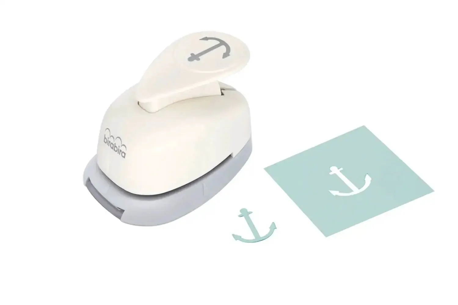 Anchor Lever Action Craft Punch, 5/8 Inch, Ideal for Paper Crafting, Scrapbooking, Card Making, and DIY Home Decor, Compact and Easy to Use, Sharpenable Blade for Long Lasting Crafting Sessions