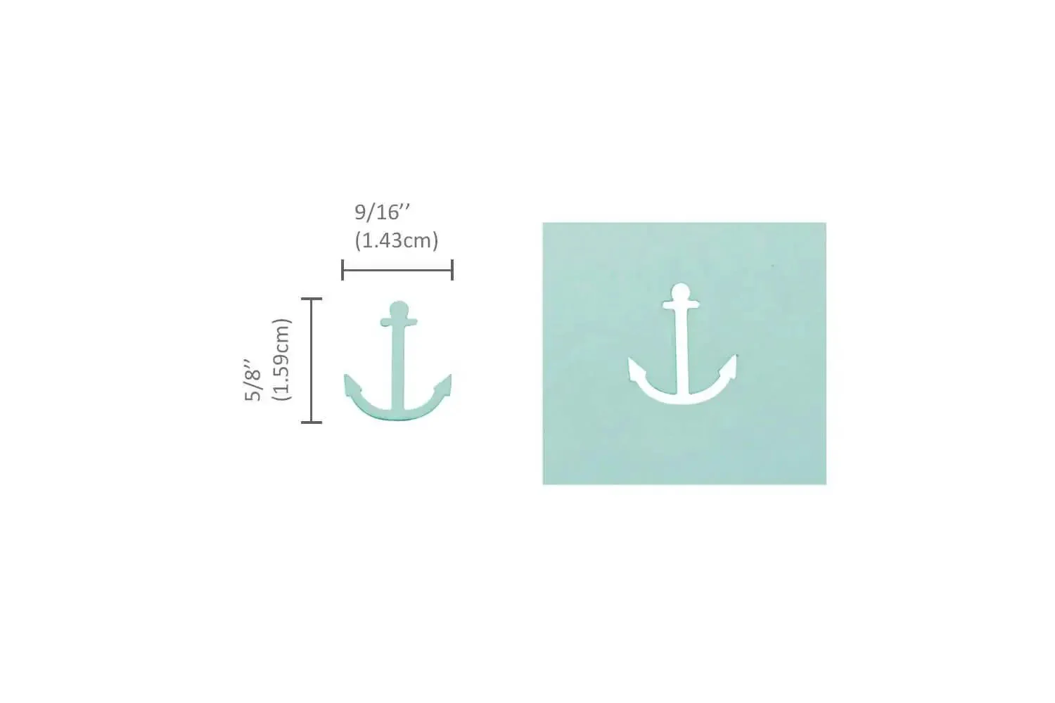 Anchor Lever Action Craft Punch, 5/8 Inch, Ideal for Paper Crafting, Scrapbooking, Card Making, and DIY Home Decor, Compact and Easy to Use, Sharpenable Blade for Long Lasting Crafting Sessions - Image 3