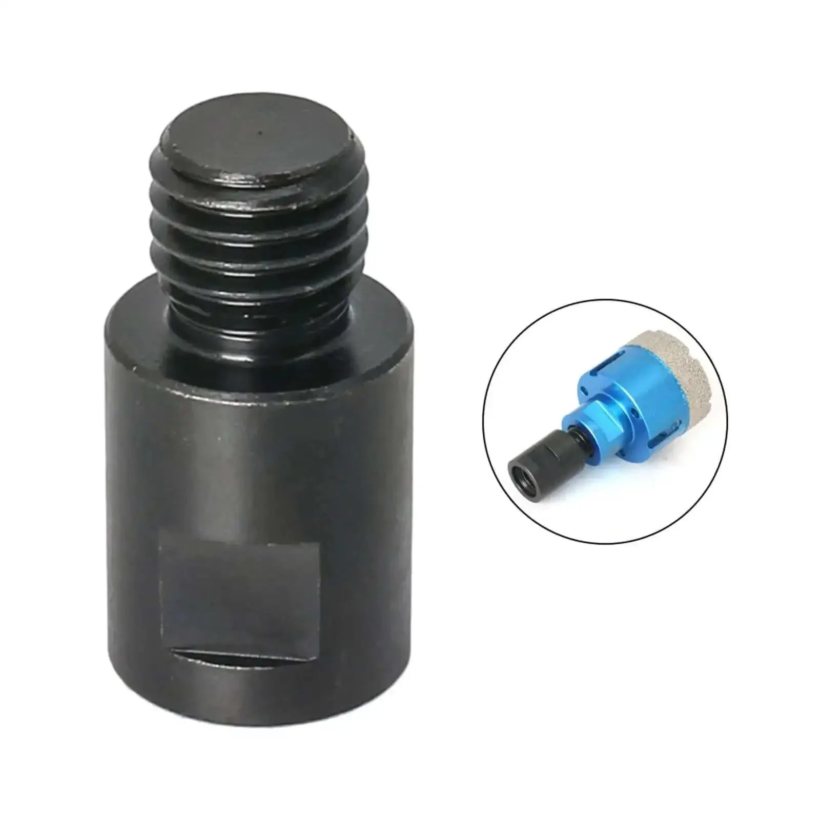 Angle Grinder Adapter Kit For Polishing Pads And Discs, Beefy Steel Thread Converter, M14 To M10 Female, M10 To M14 Female, Or M14 To Five Eighths Inch Eleven Female, Professional Polisher Interface Connector - Image 6