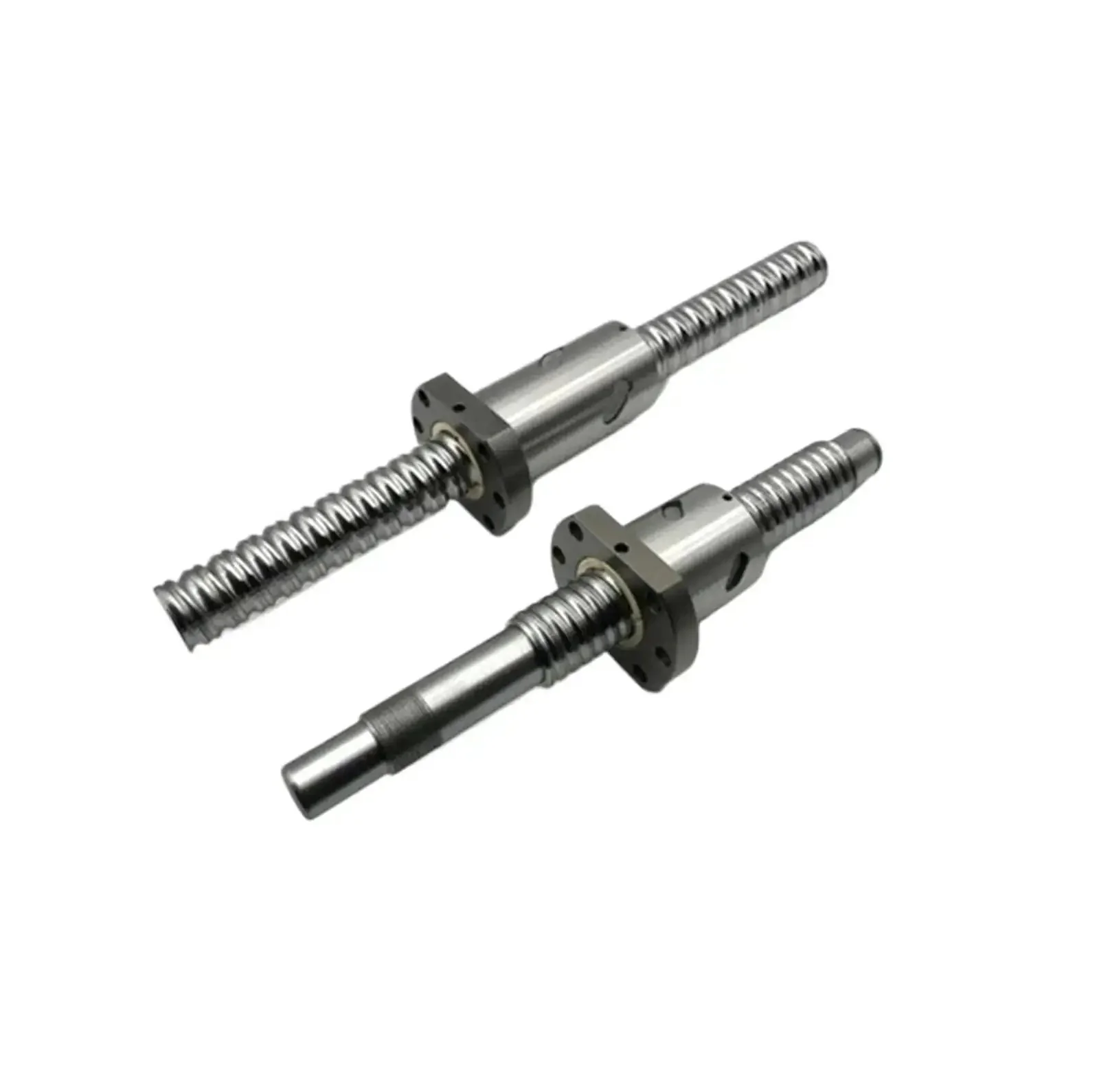 Anti Backlash SFU3205 Ball Screw With Nut 900mm Long RM3205 Series Precision Linear Motion Screw End Processing 1 Piece Carbon Steel Construction Beefy Built To Last Smooth High Precision CNC And Automation Ready - Image 2