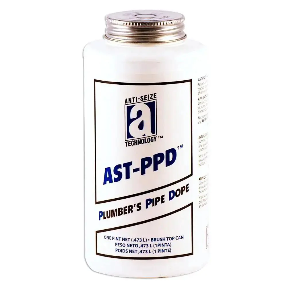 Anti-Seize Pipe Dope Pro Grade Thread Sealant For Plumbing Tan 16 Oz Great For Threaded Connections And Pipe Fittings For Water Gas Steam Ammonia Lines Leak Prevention And High Temperature Resistance By Plumbers
