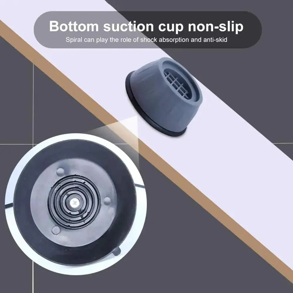 Anti Vibration Pads For Washing Machine And Dryer Feet Beefed Up Shock Absorbing And Noise Reducing Stabilizers Non Slip Rubber Feet For Washer Or Dryer Durable Resin And TPU Construction Keeps Appliances Level And Quiet - Image 8