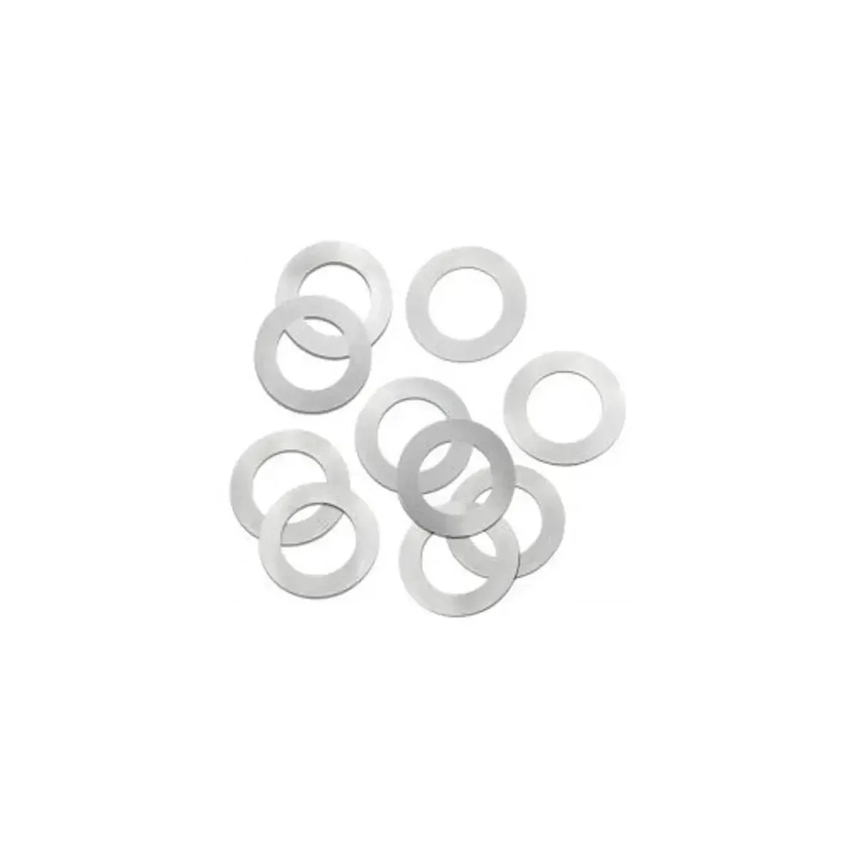 Arbor Shim Set Three Eighths Inch Inner Diameter Five Eighths Inch Outer Diameter One Hundredth Inch Thick Cold Rolled Low Carbon Steel Full Hard Pack Of 10 For Crisp On Point Spacing Of Milling Cutters Saws Slitting Blades And Grinding Tools
