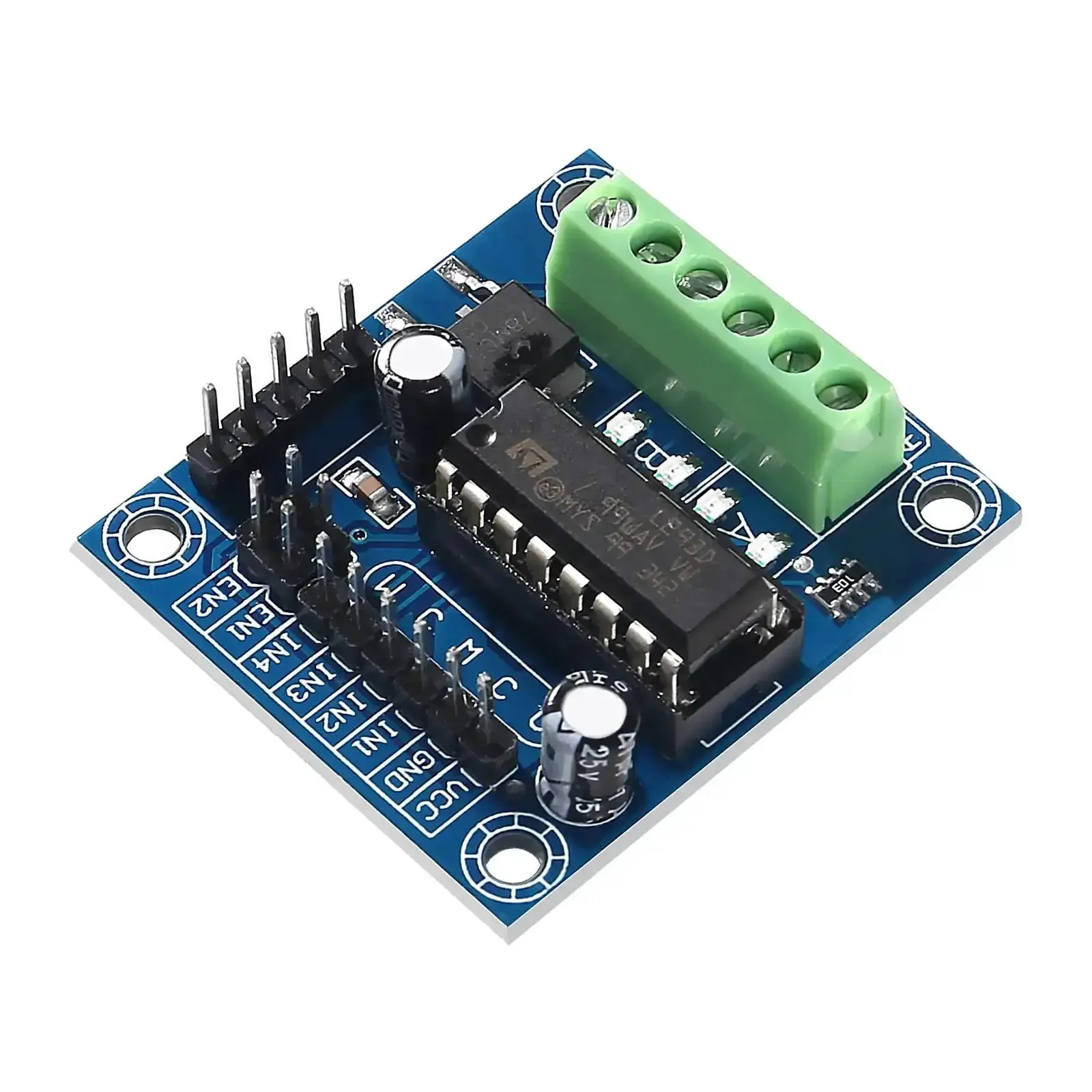 Arduino Friendly Mini Stepper Motor Shield With L293D Driver, Handles DC 4.5 to 25V, 600mA Per Channel Continuous, 1.2A Peak Per Channel, Expansion Board for DIY Robotics and Microcontroller Projects - Image 6