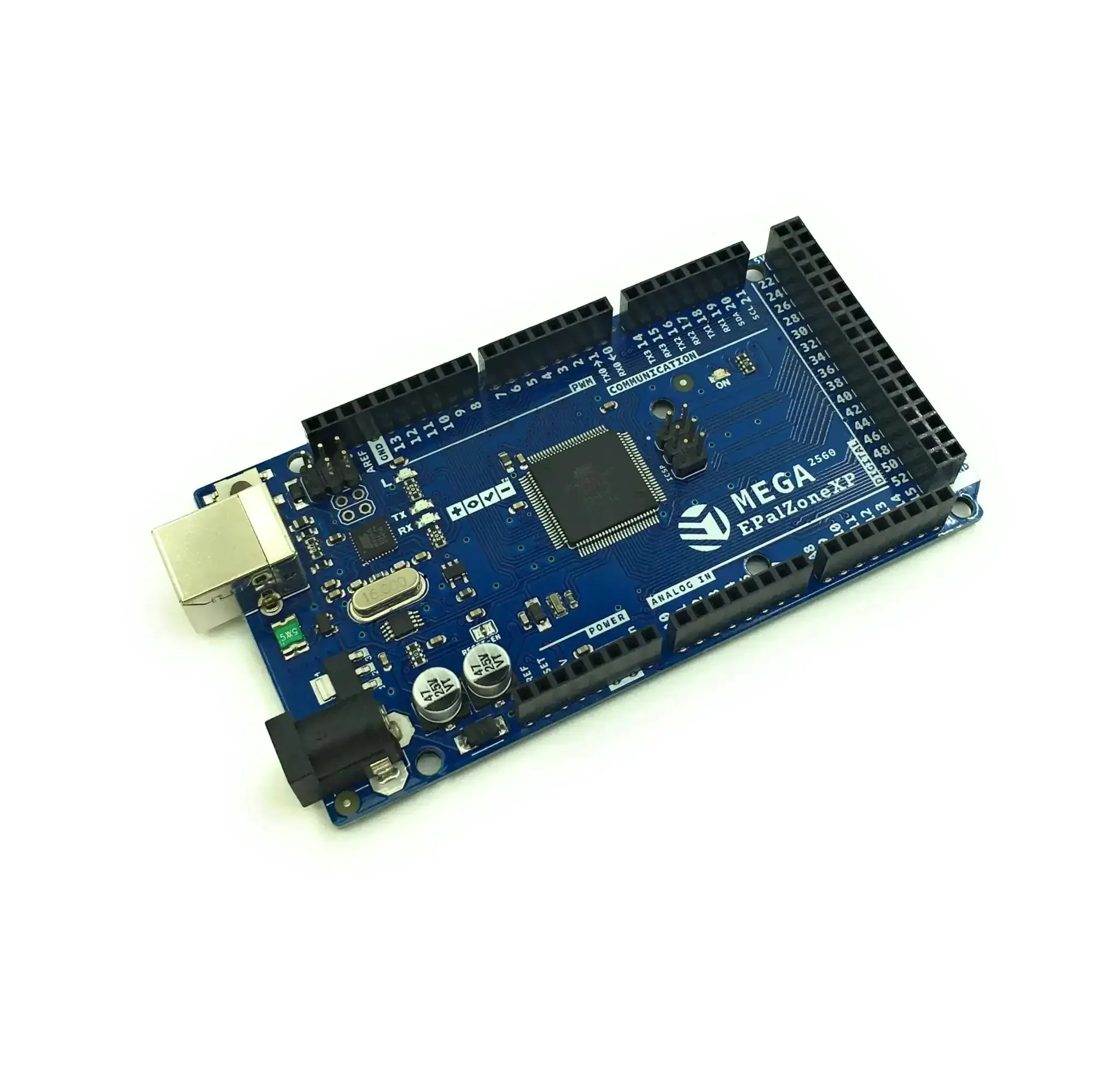 Arduino Mega 2560 R3 Compatible Board Kit With ATmega2560 And ATmega16U2 USB Interface 1000mA Power USB Cable And 30 Pieces 20cm Dupont Wires For Easy Arduino IDE Setup And Reliable Projects - Image 4