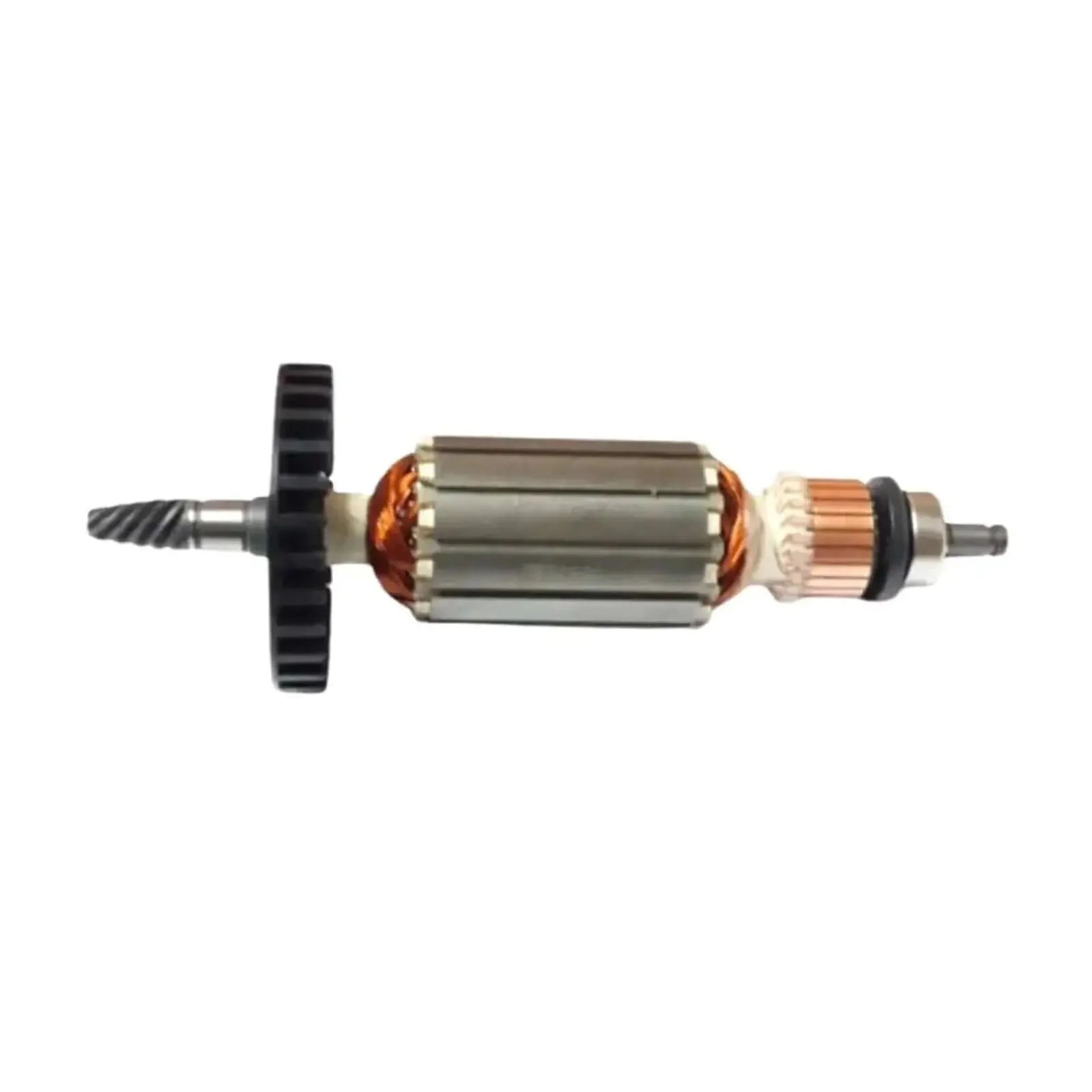 Armature Rotor Assembly For Polisher Motor Replacement, 152 mm Total Length, 42 mm Core Height, 35 mm Core Diameter, 6 Teeth, Beefed Up Copper Windings In Metal Body With High Temperature Enamel, Reliable Replacement Part - Image 2