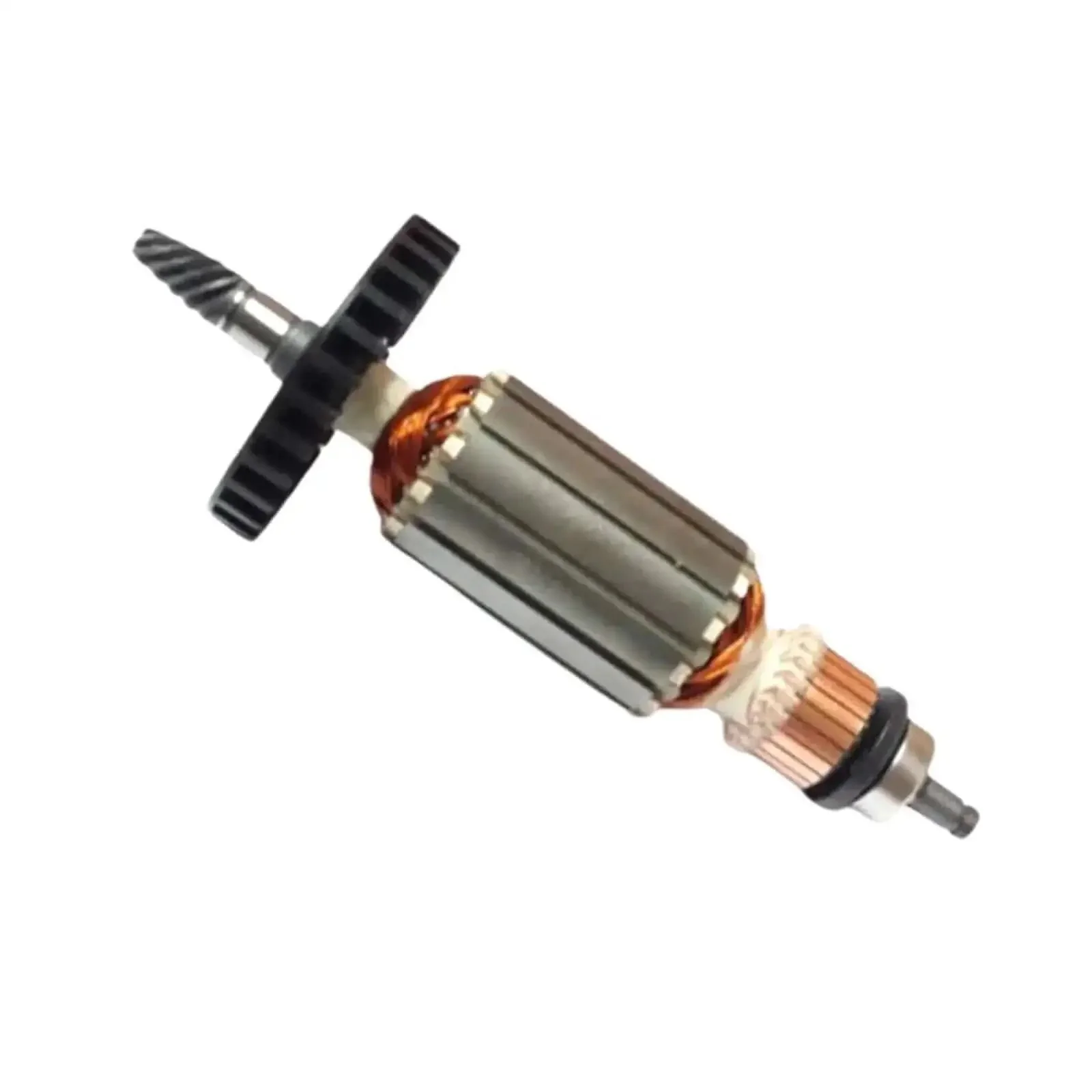 Armature Rotor Assembly For Polisher Motor Replacement, 152 mm Total Length, 42 mm Core Height, 35 mm Core Diameter, 6 Teeth, Beefed Up Copper Windings In Metal Body With High Temperature Enamel, Reliable Replacement Part - Image 3