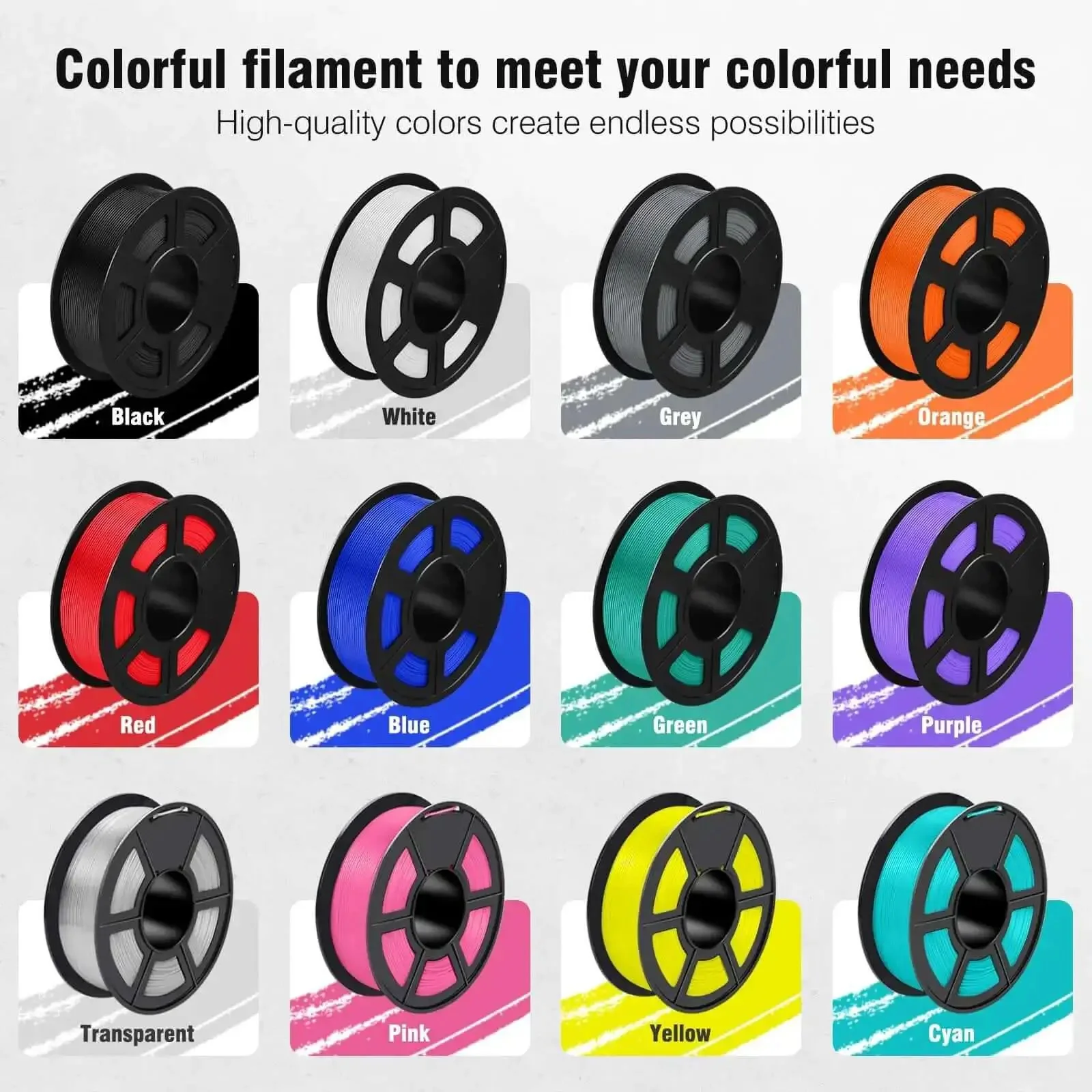 ASA 3D Printer Filament 1.75mm Black 1kg Spool UV Rain And Heat Resistant For Outdoor Functional Parts Built To Last Tougher Than PLA And ABS Smooth Print No Clogs Easy To Use Great For Mechanical Projects - Image 5