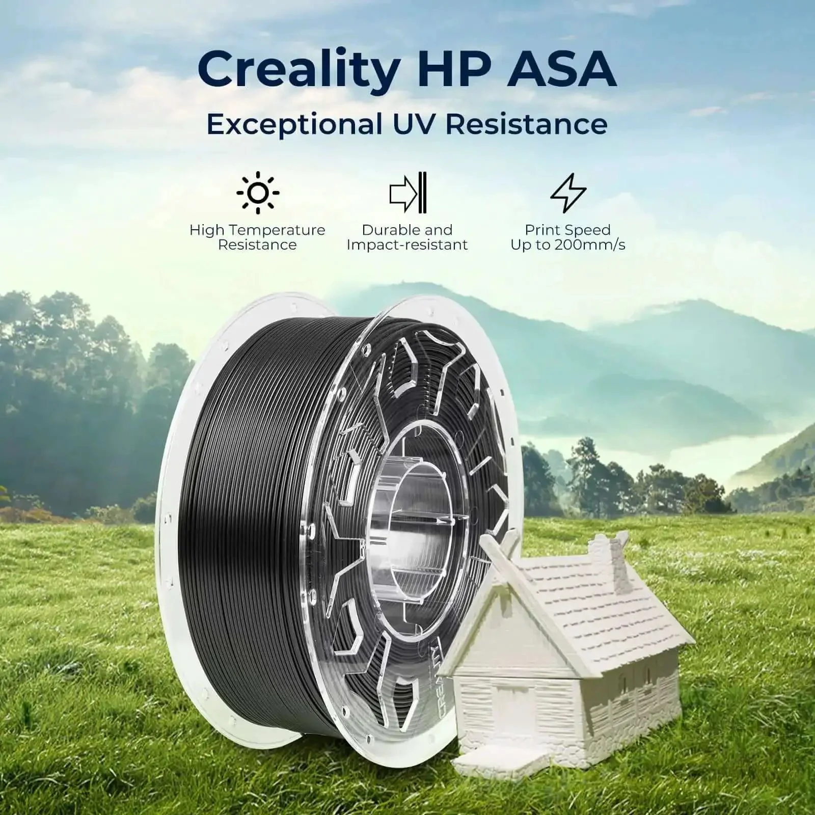 ASA Filament 1.75mm 1kg Spool For 3D Printing, Outdoor Ready, UV Resistant And Weatherproof, High Temperature Tolerance, Built To Last, Dimensional Accuracy Within 0.03mm For Precise, Durable Functional Parts - Image 9