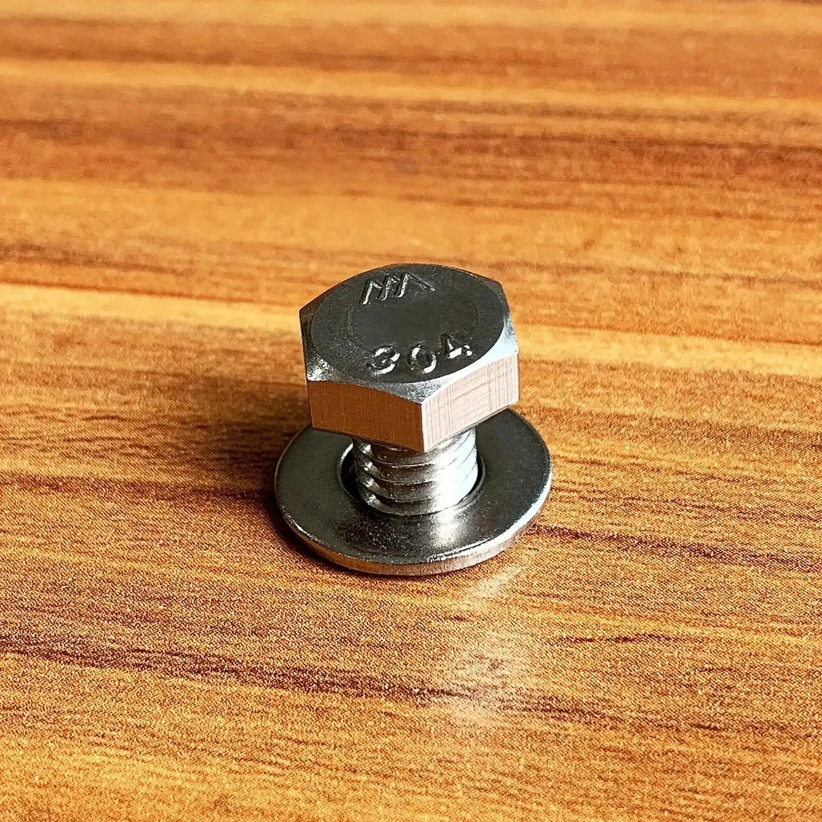 Assorted Quarter Inch By Twenty Hex Head Bolts With Nuts And Washers Set Fully Threaded Four Inch Length 304 Stainless Steel 18 8 Includes Flat And Lock Washers Grab This Solid Pick For Home Projects Furniture Fixes And Light Industrial Jobs - Image 5